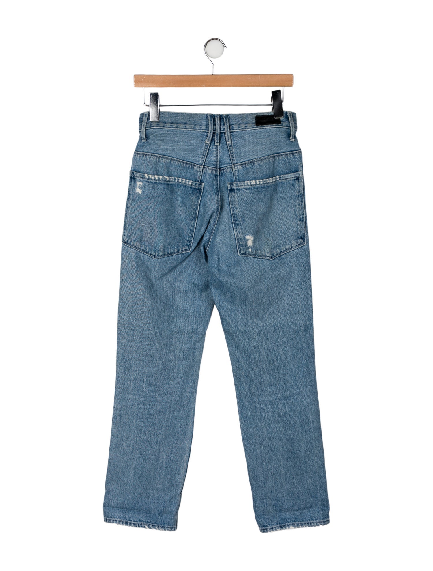 RtA Mid-Rise Straight Leg Jeans