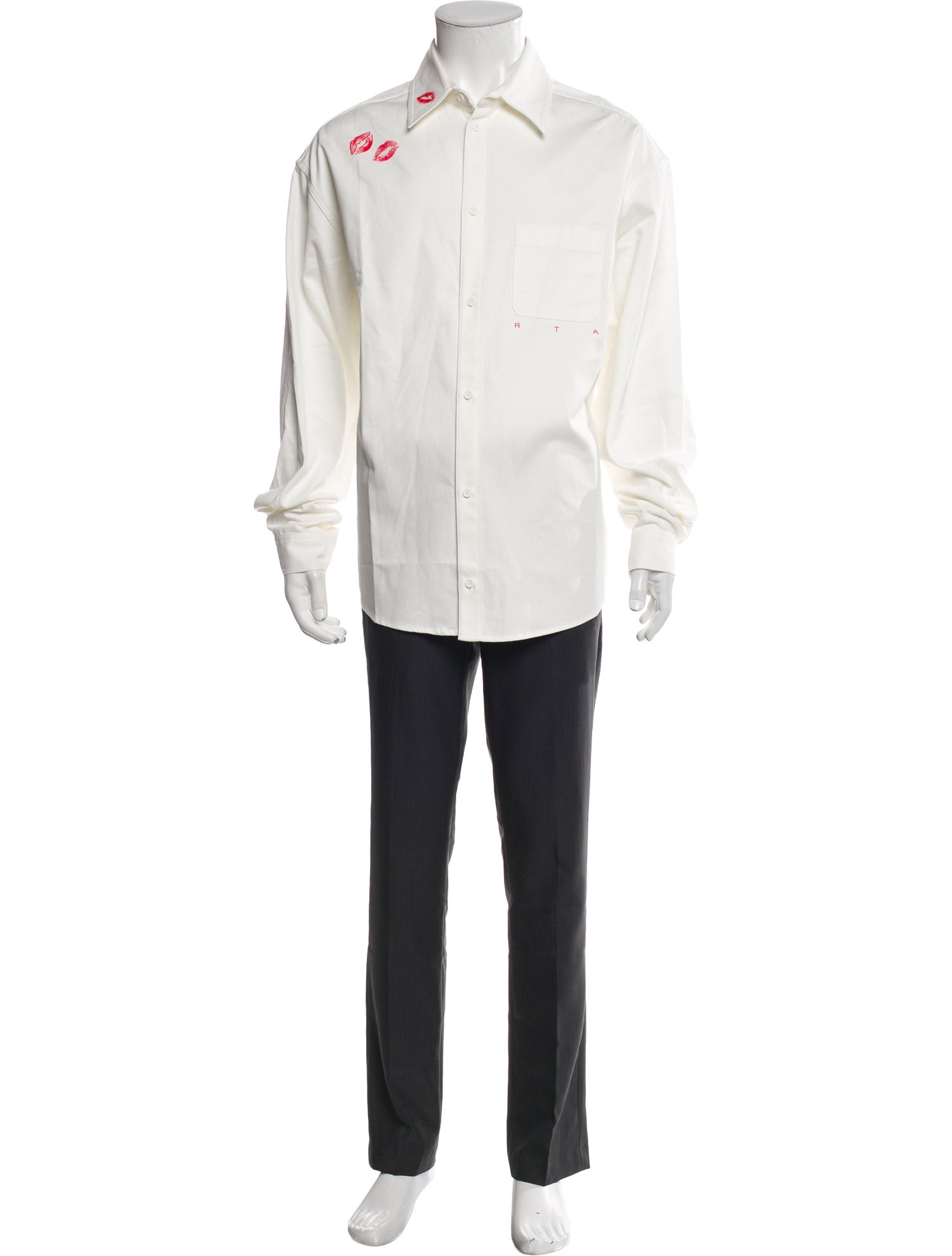 RtA Graphic Print Long Sleeve Shirt