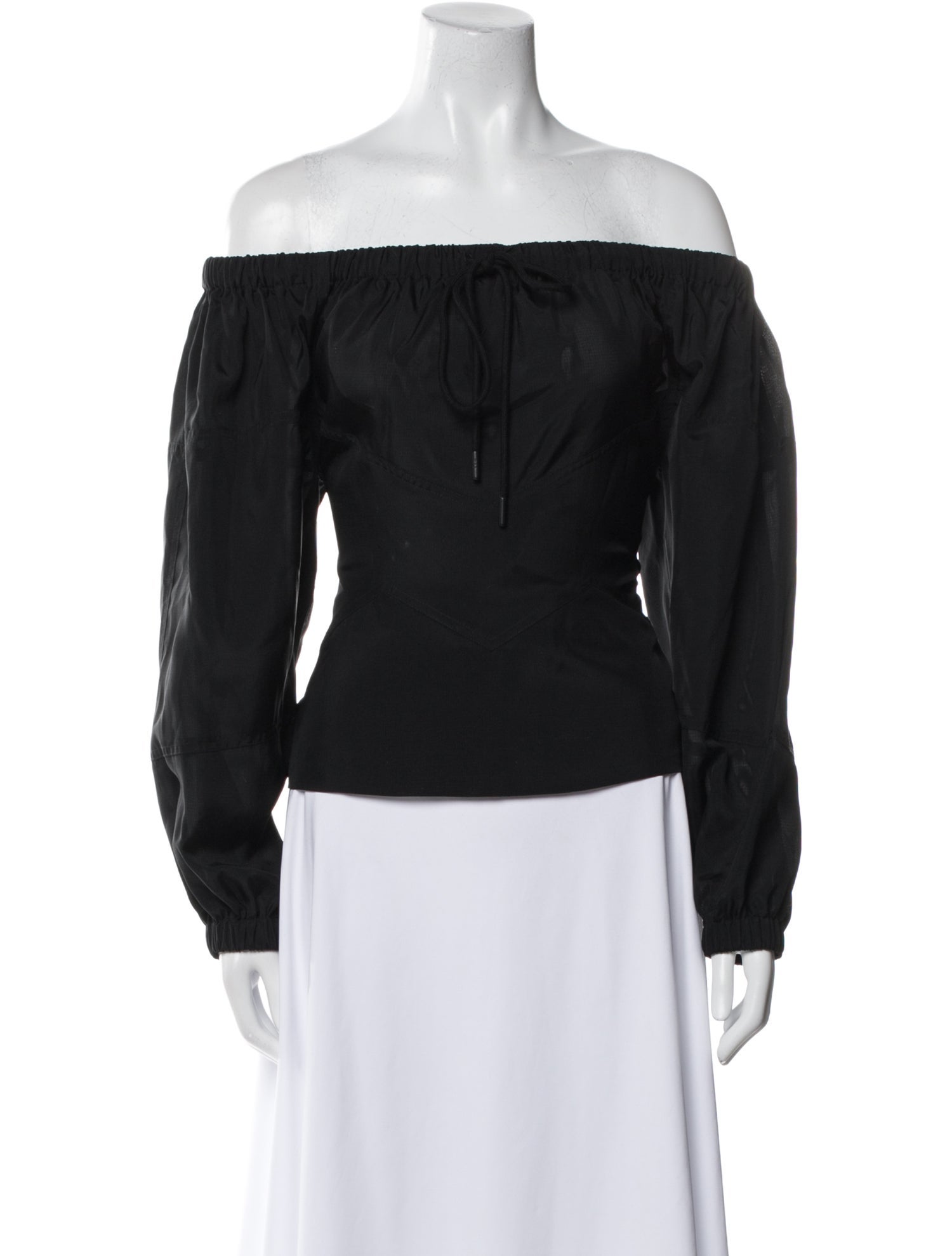 RtA Off-The-Shoulder Long Sleeve Top