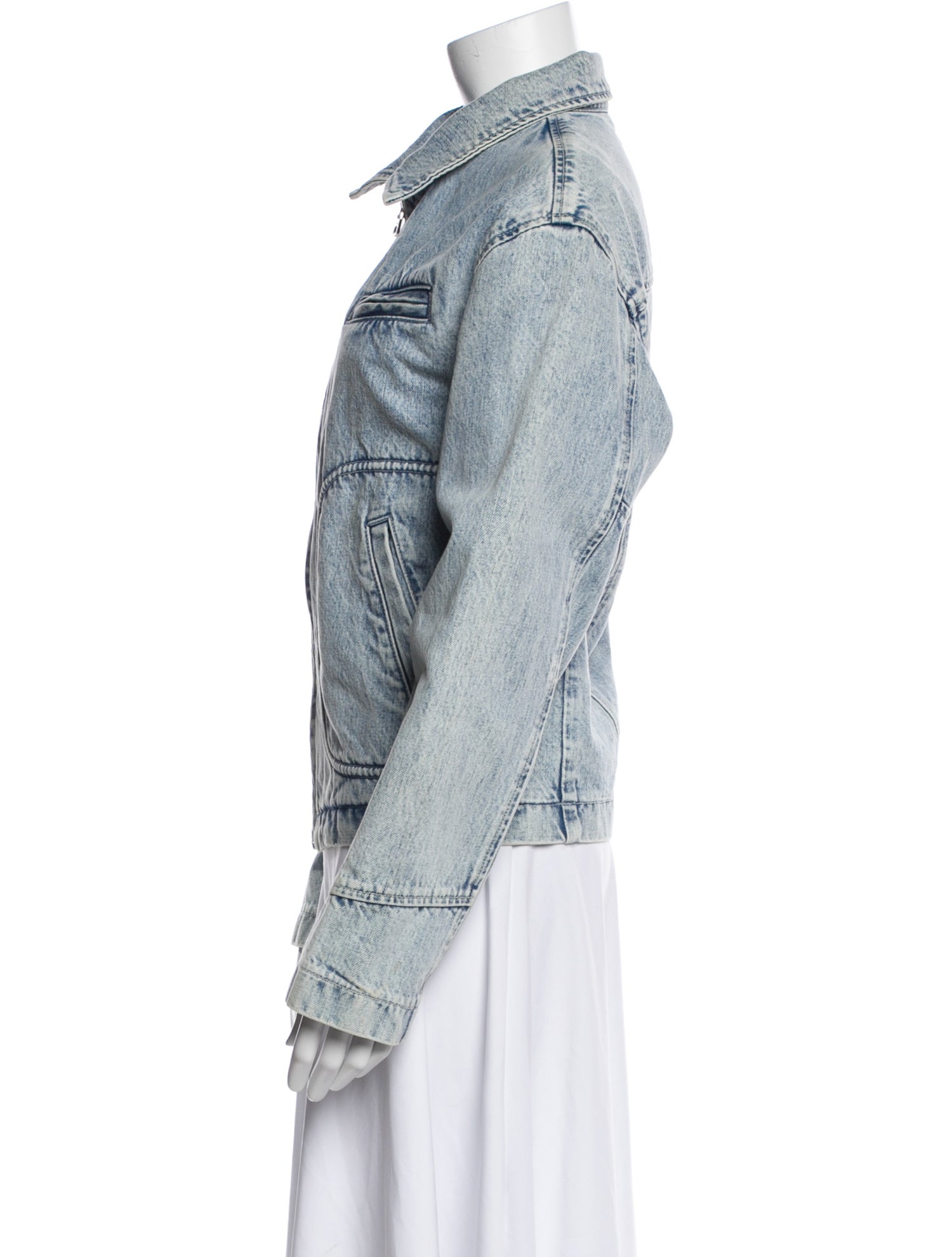 RtA Printed Denim Jacket