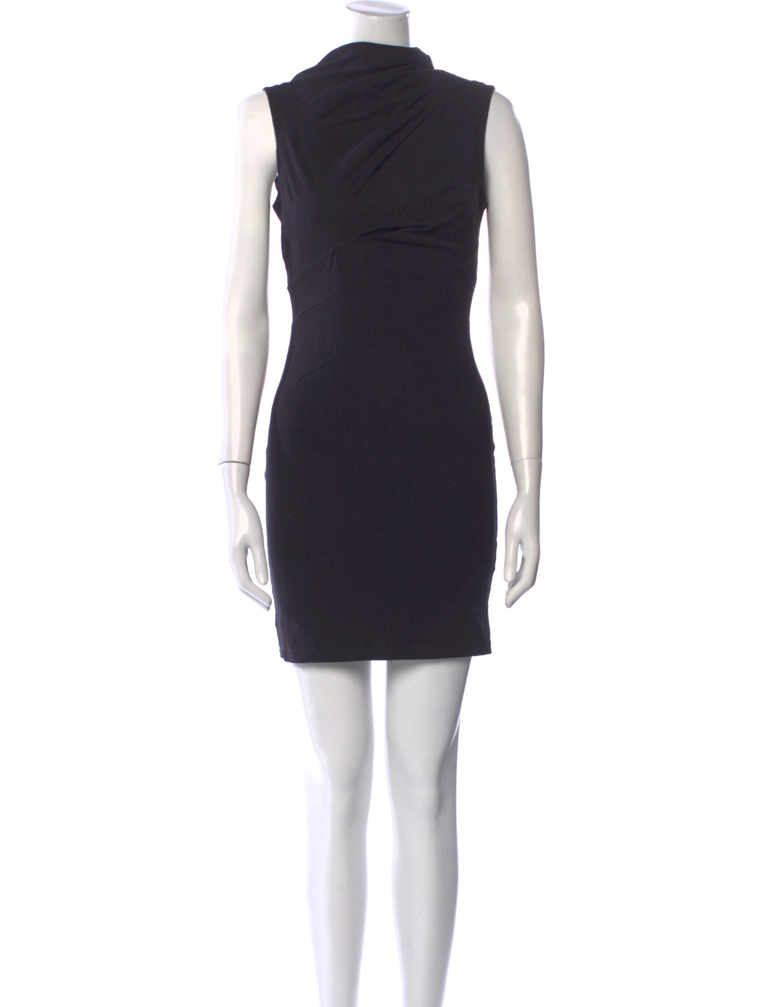 RtA Mock Neck Mini Dress