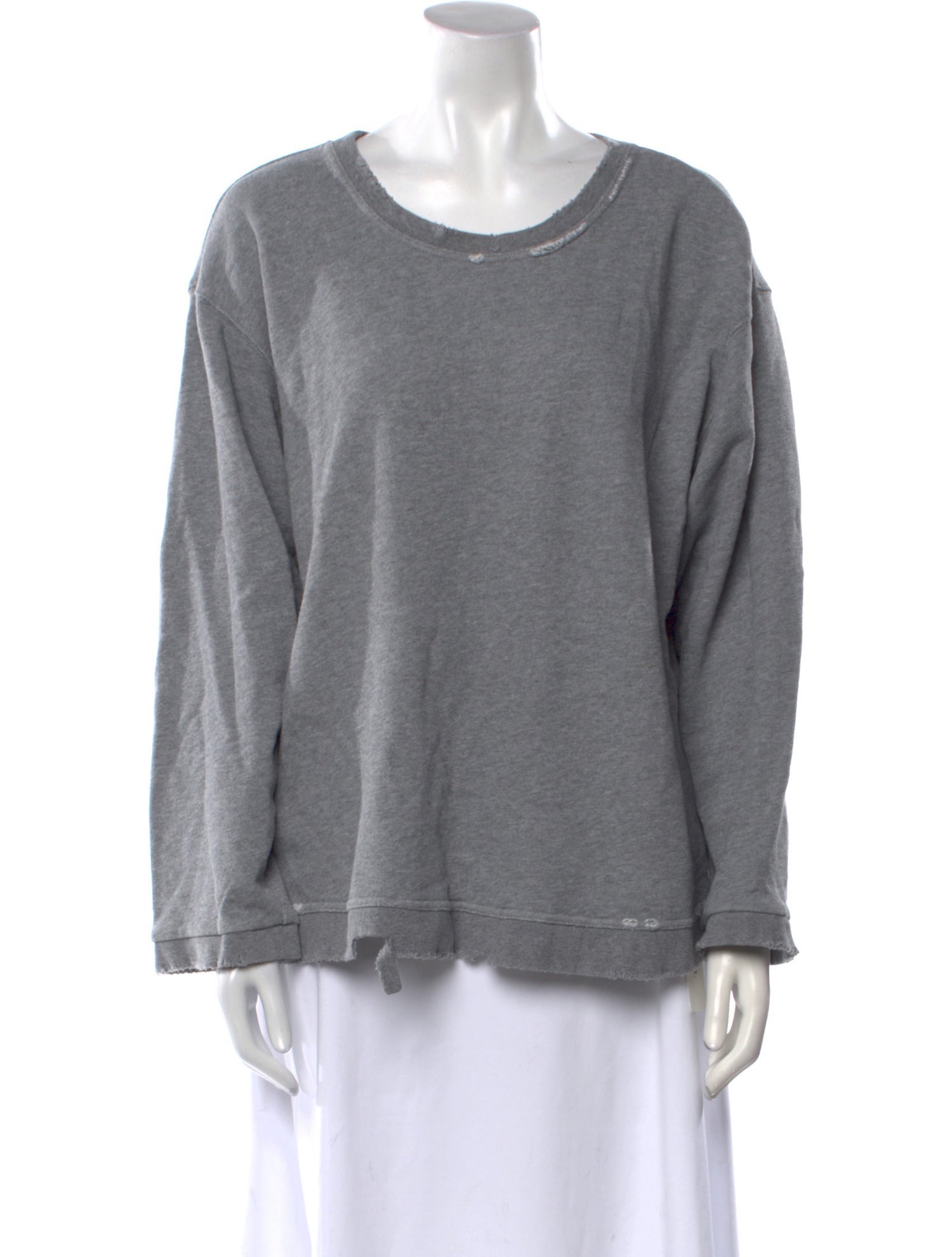 RtA Scoop Neck Long Sleeve Sweatshirt