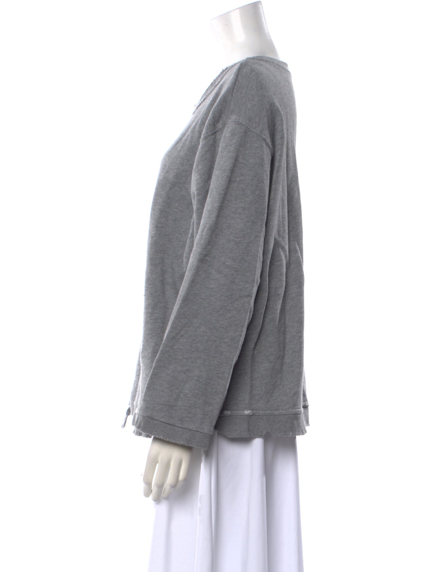 RtA Scoop Neck Long Sleeve Sweatshirt