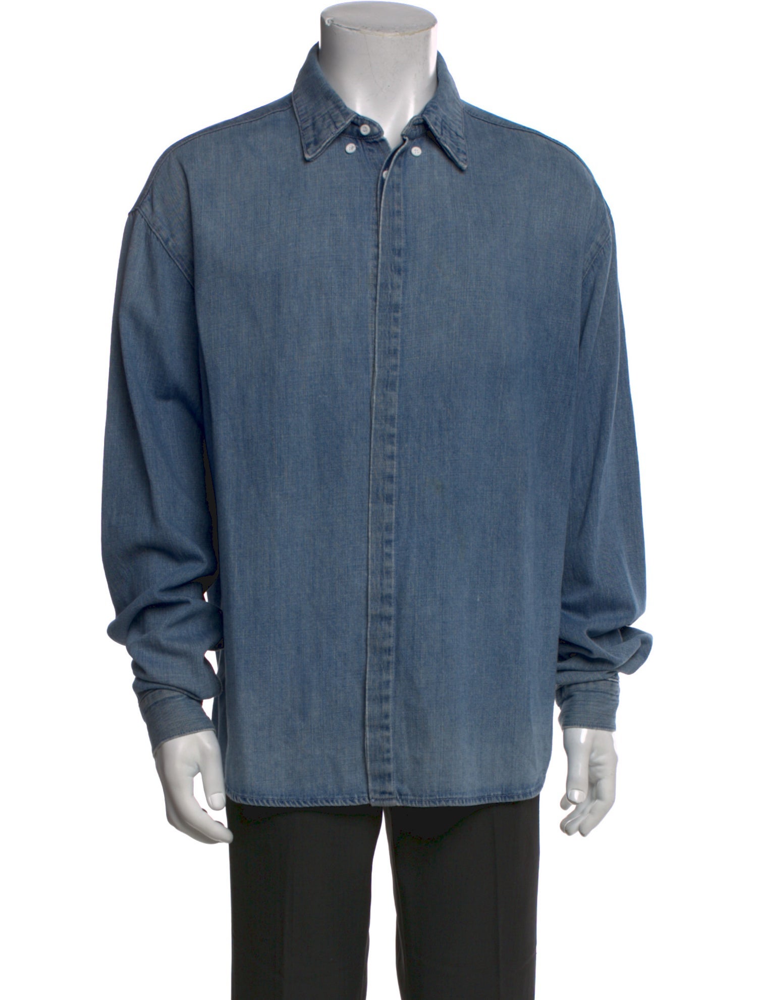 RtA Long Sleeve Denim Shirt