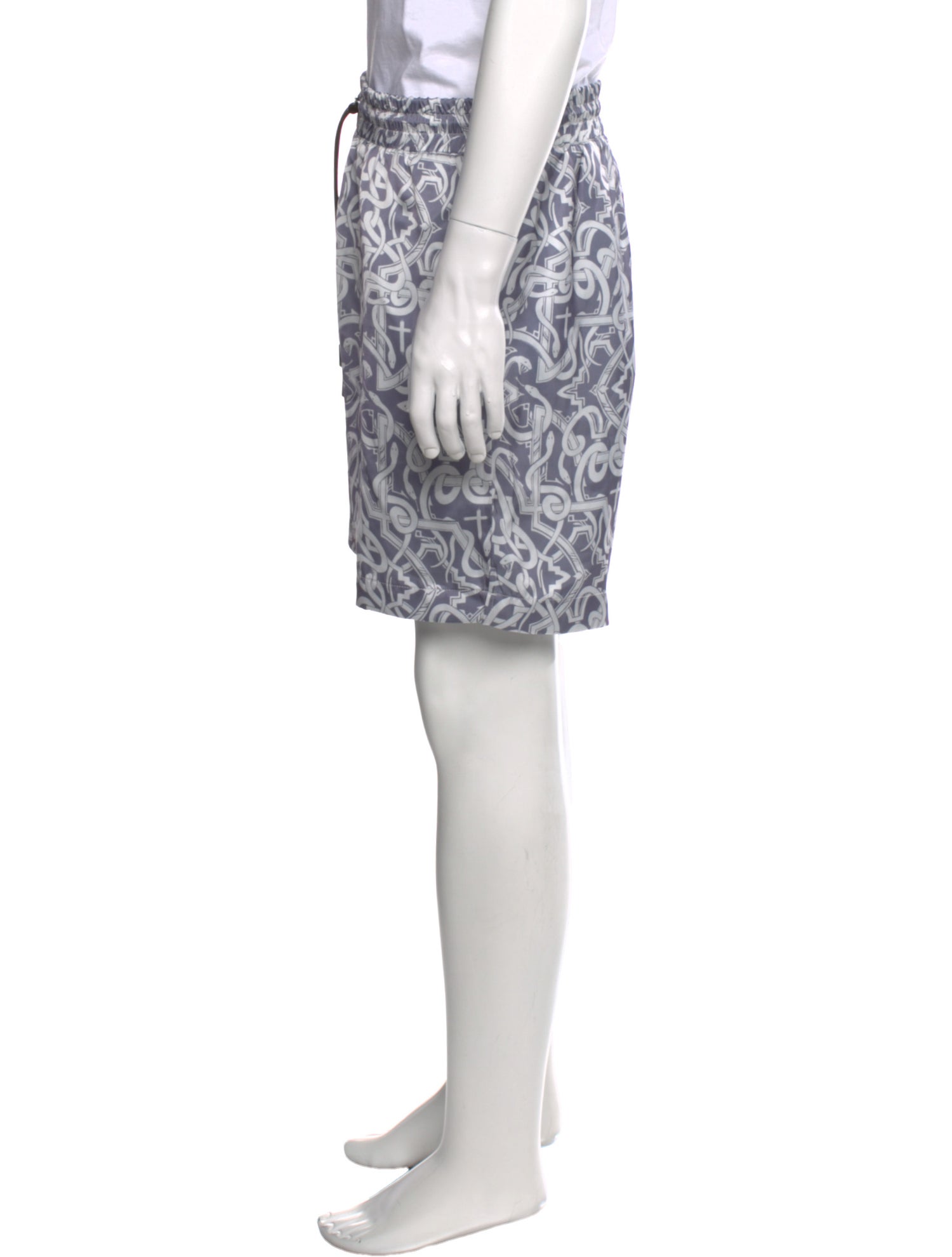 RtA Printed Jogger Shorts