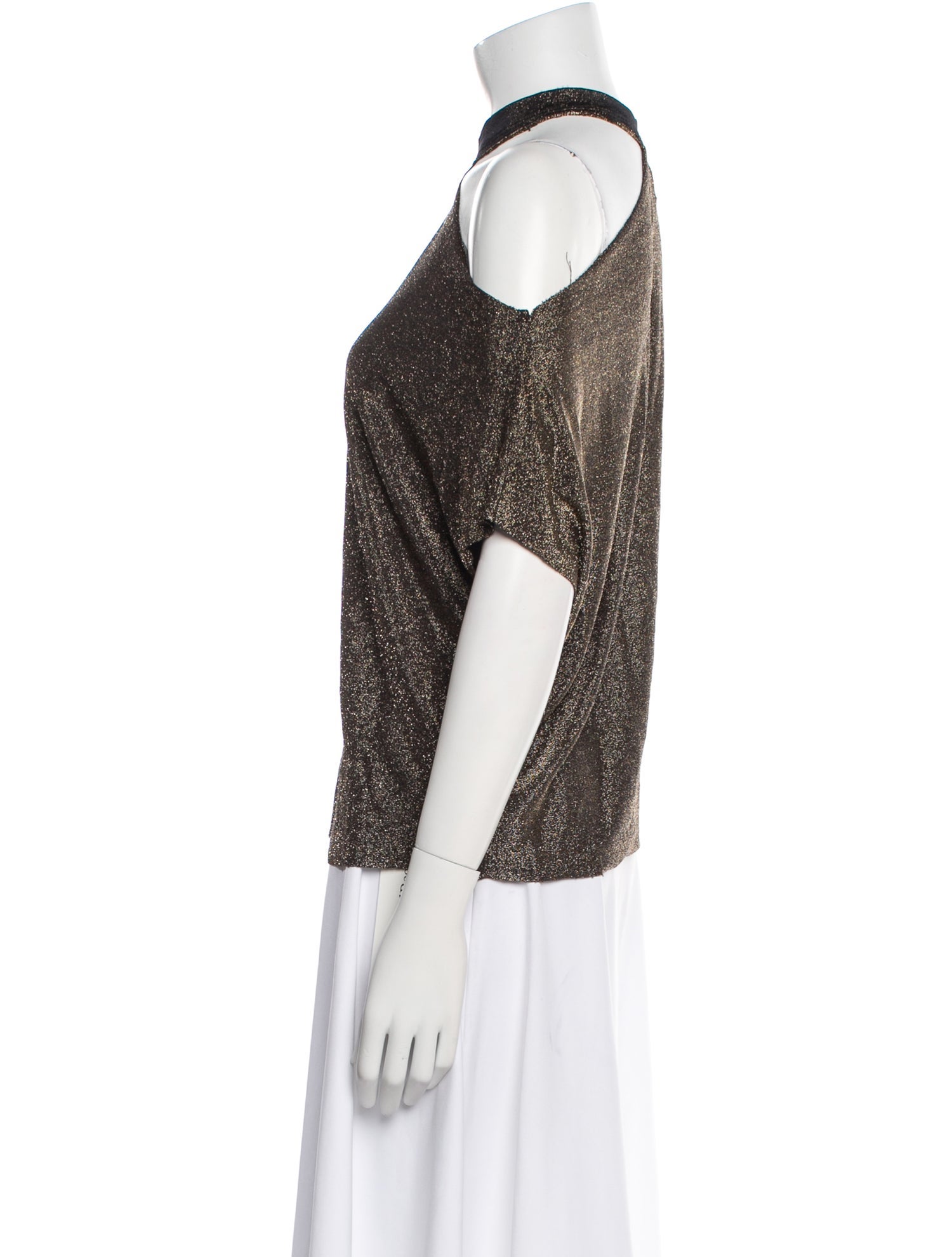 RtA Asymmetrical Short Sleeve Top