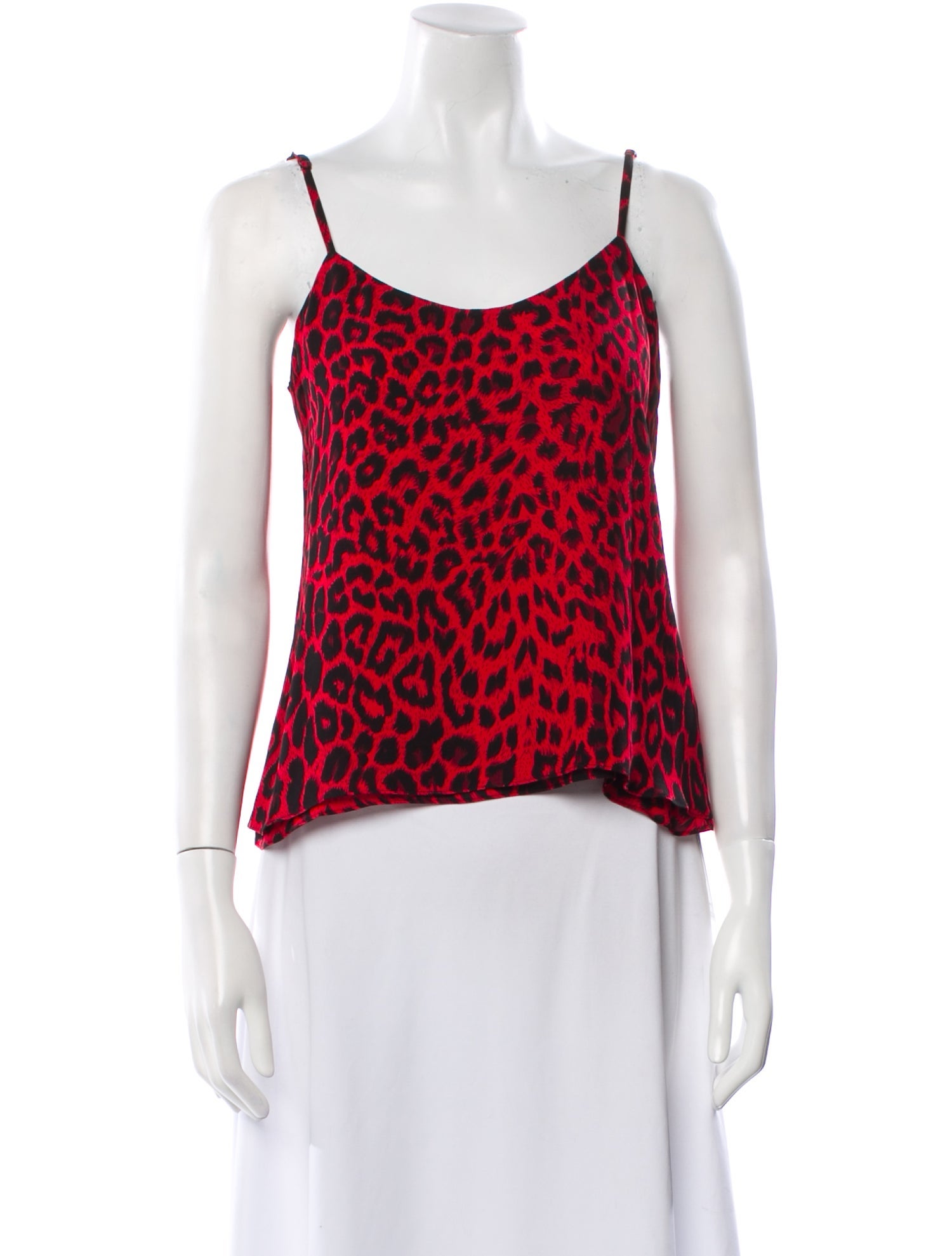 RtA Silk Animal Print Top
