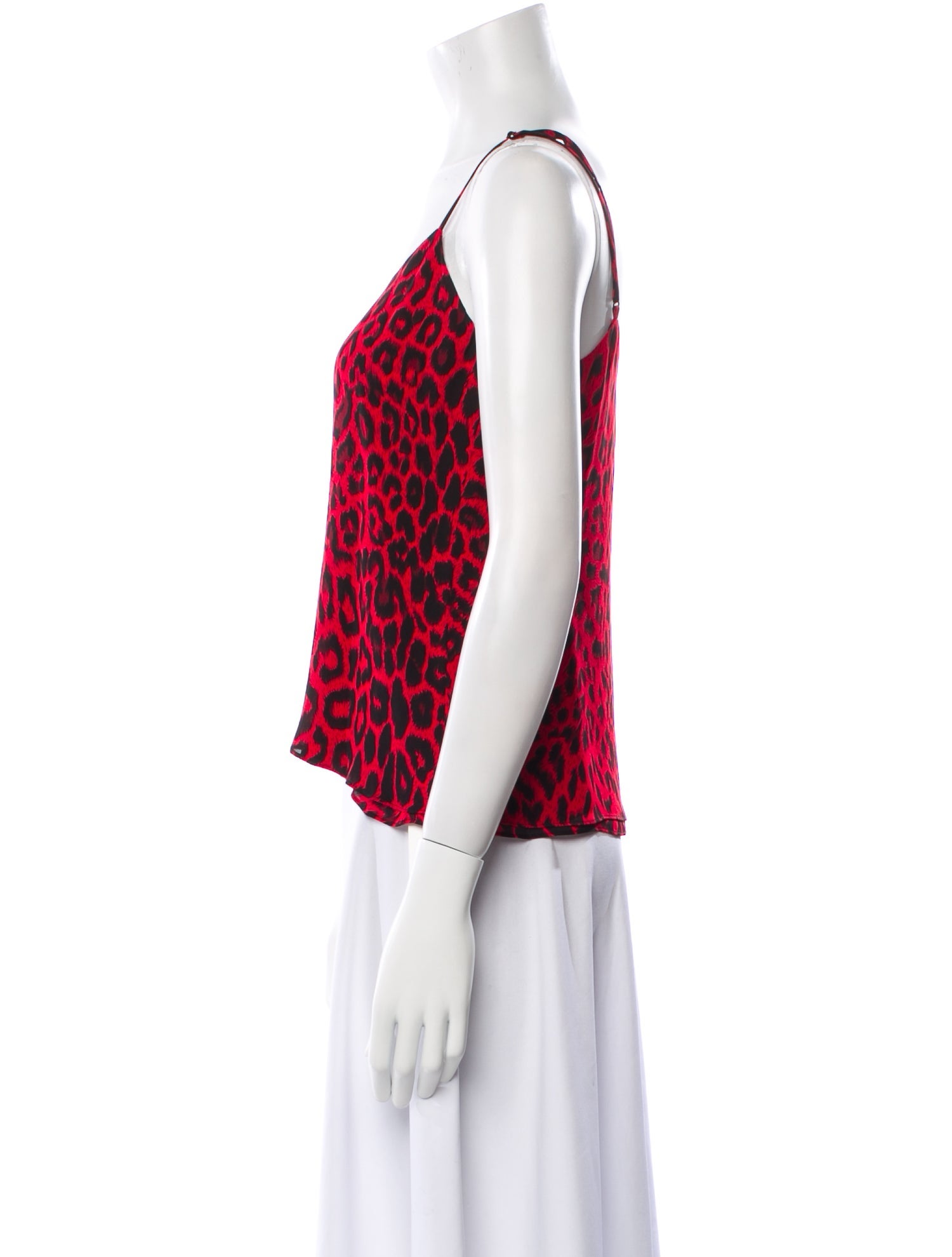 RtA Silk Animal Print Top