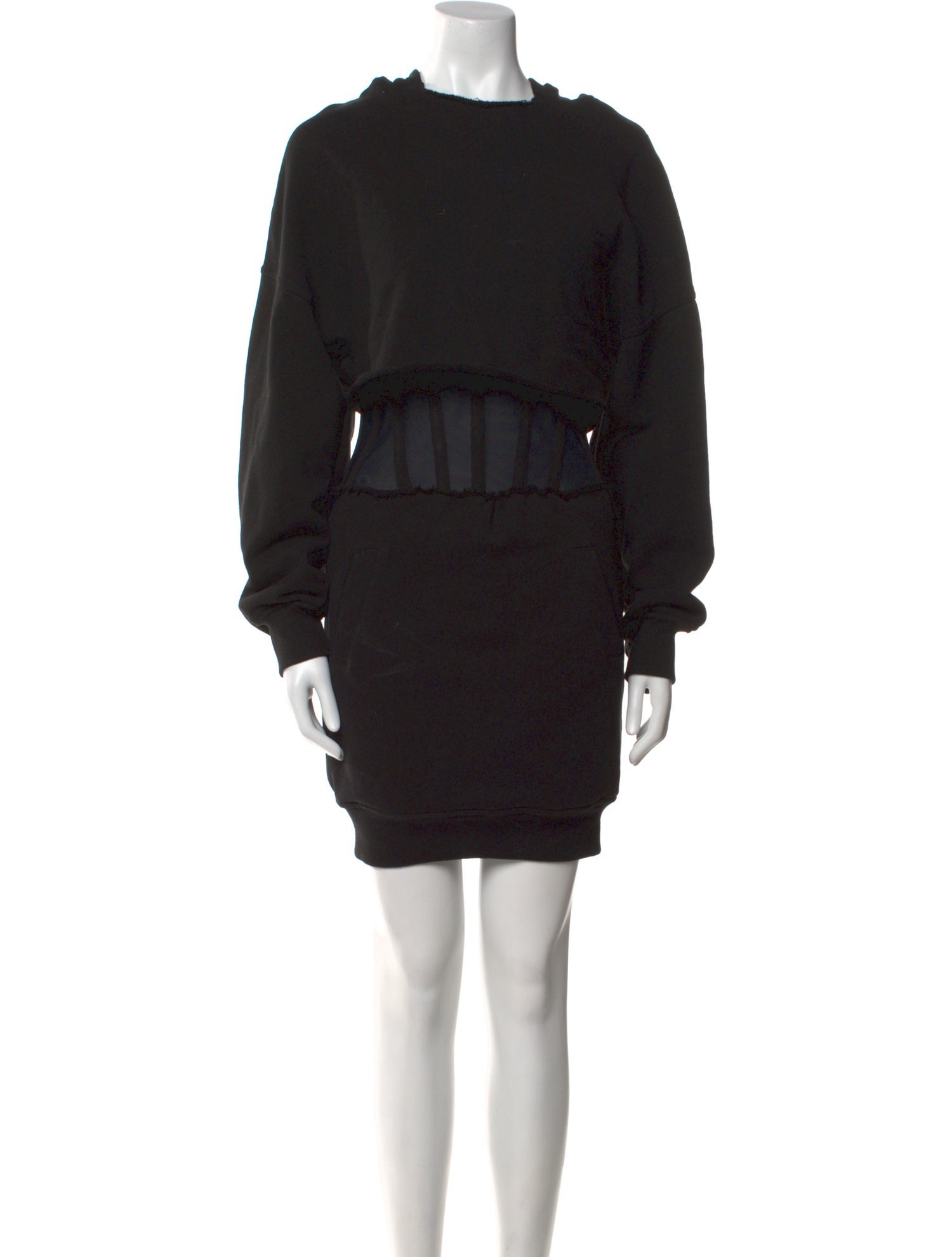 RtA Mock Neck Mini Dress