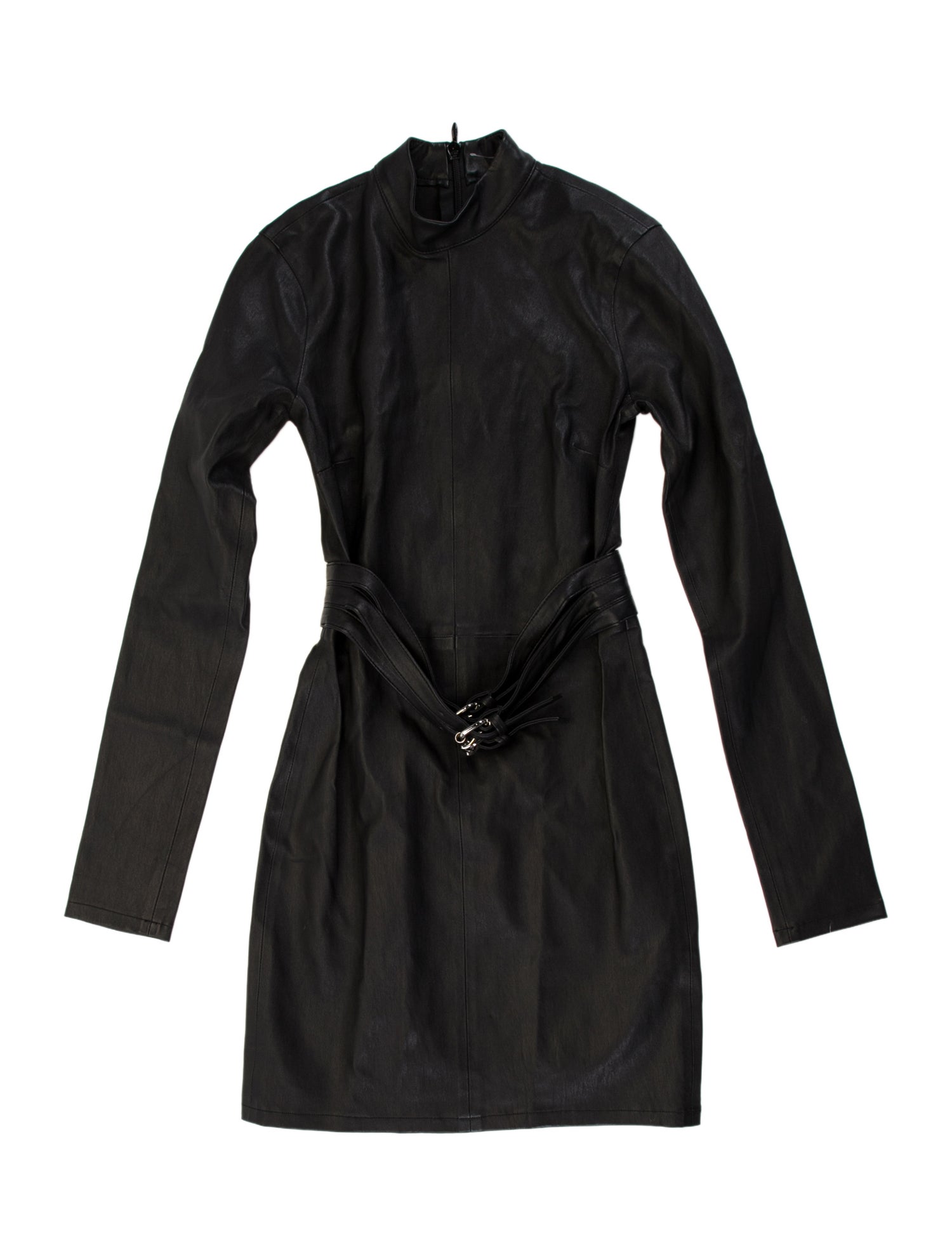 RtA Lambskin Mini Dress