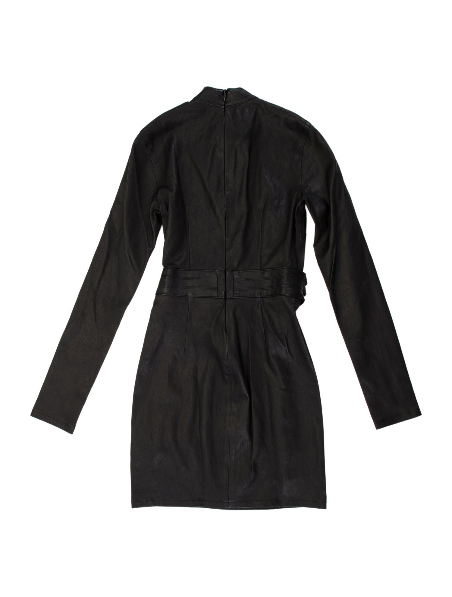 RtA Lambskin Mini Dress