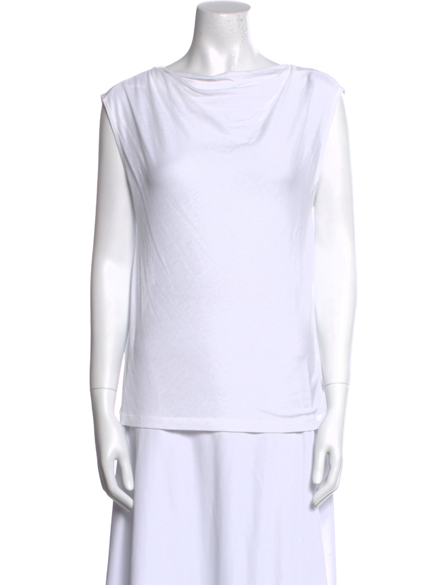 RtA Bateau Neckline Sleeveless Top