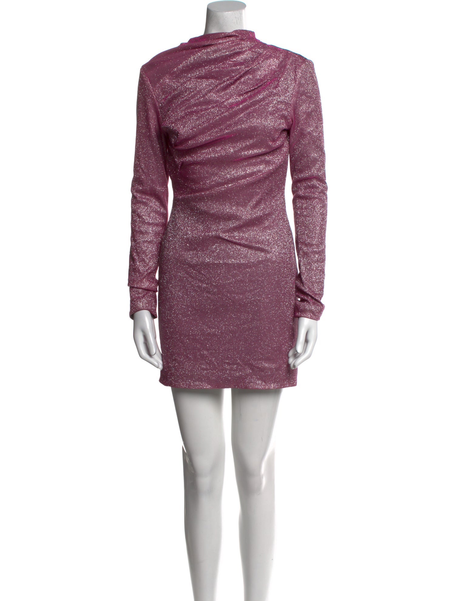 RtA Mock Neck Mini Dress