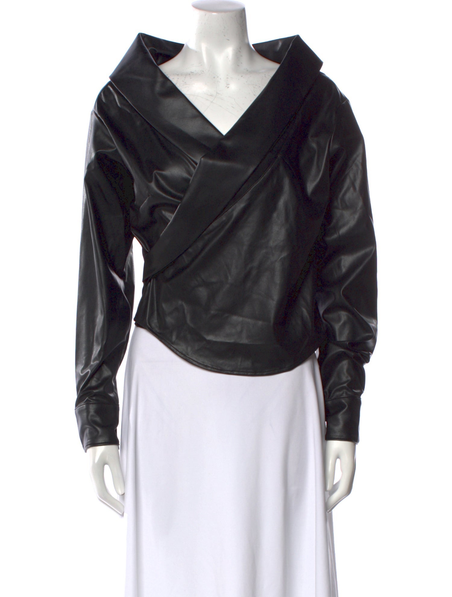 RtA Cowl Neck Long Sleeve Blouse