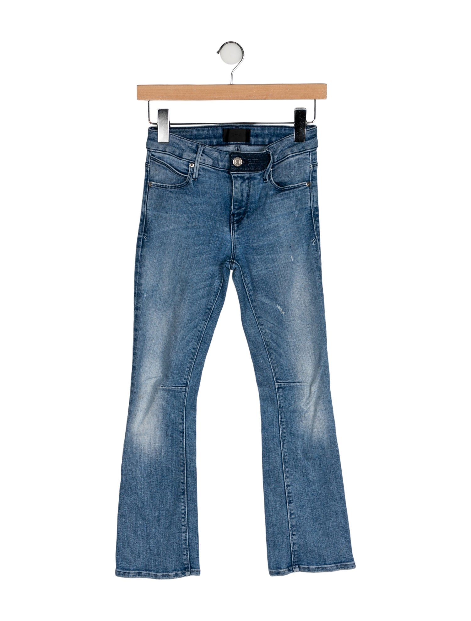 RtA Mid-Rise Straight Leg Jeans