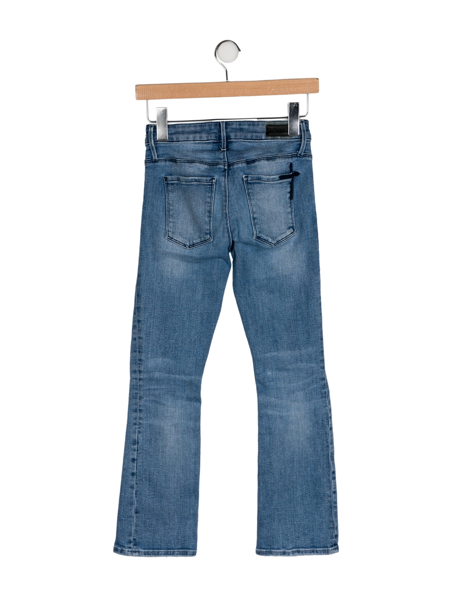 RtA Mid-Rise Straight Leg Jeans