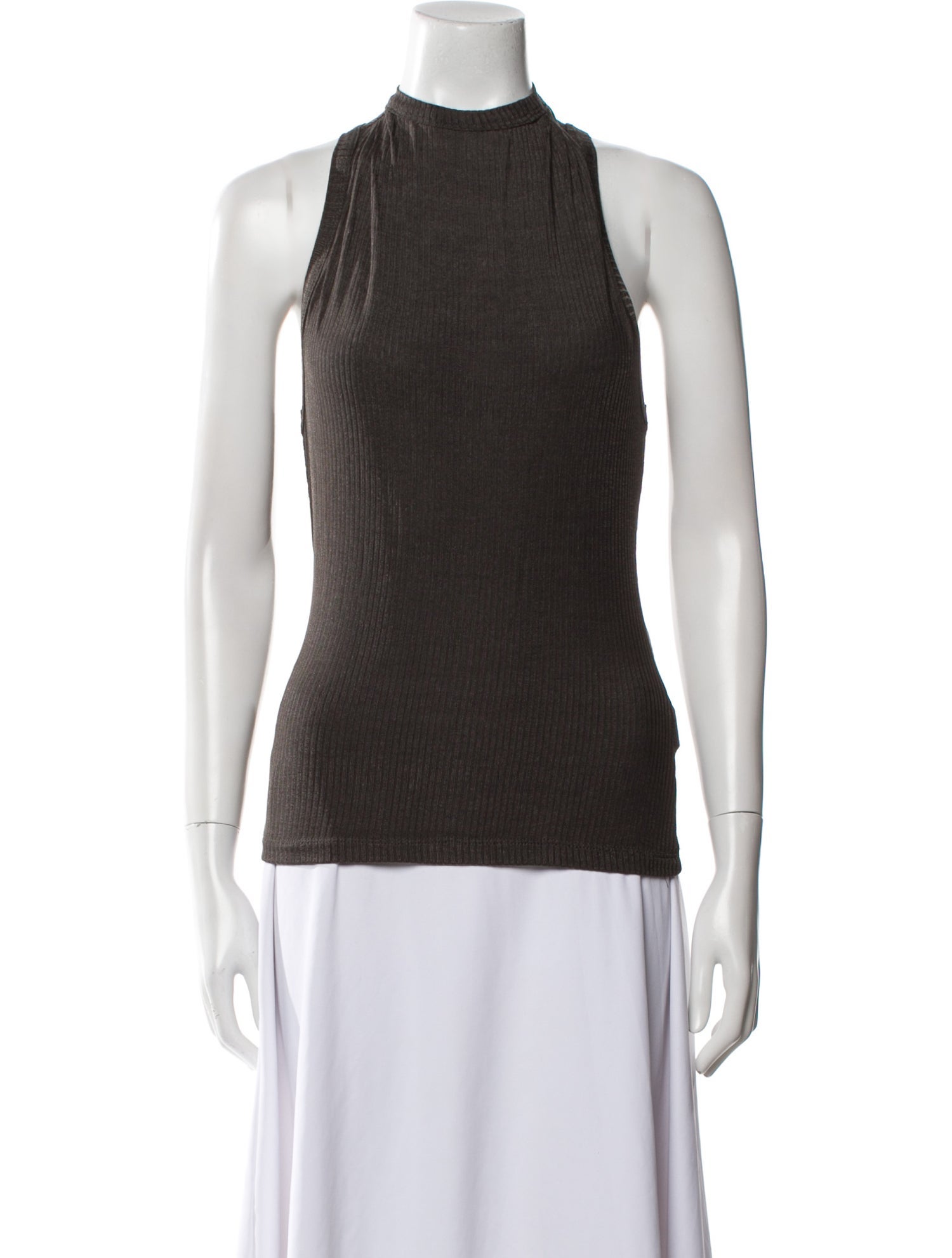 RtA Mock Neck Sleeveless Top