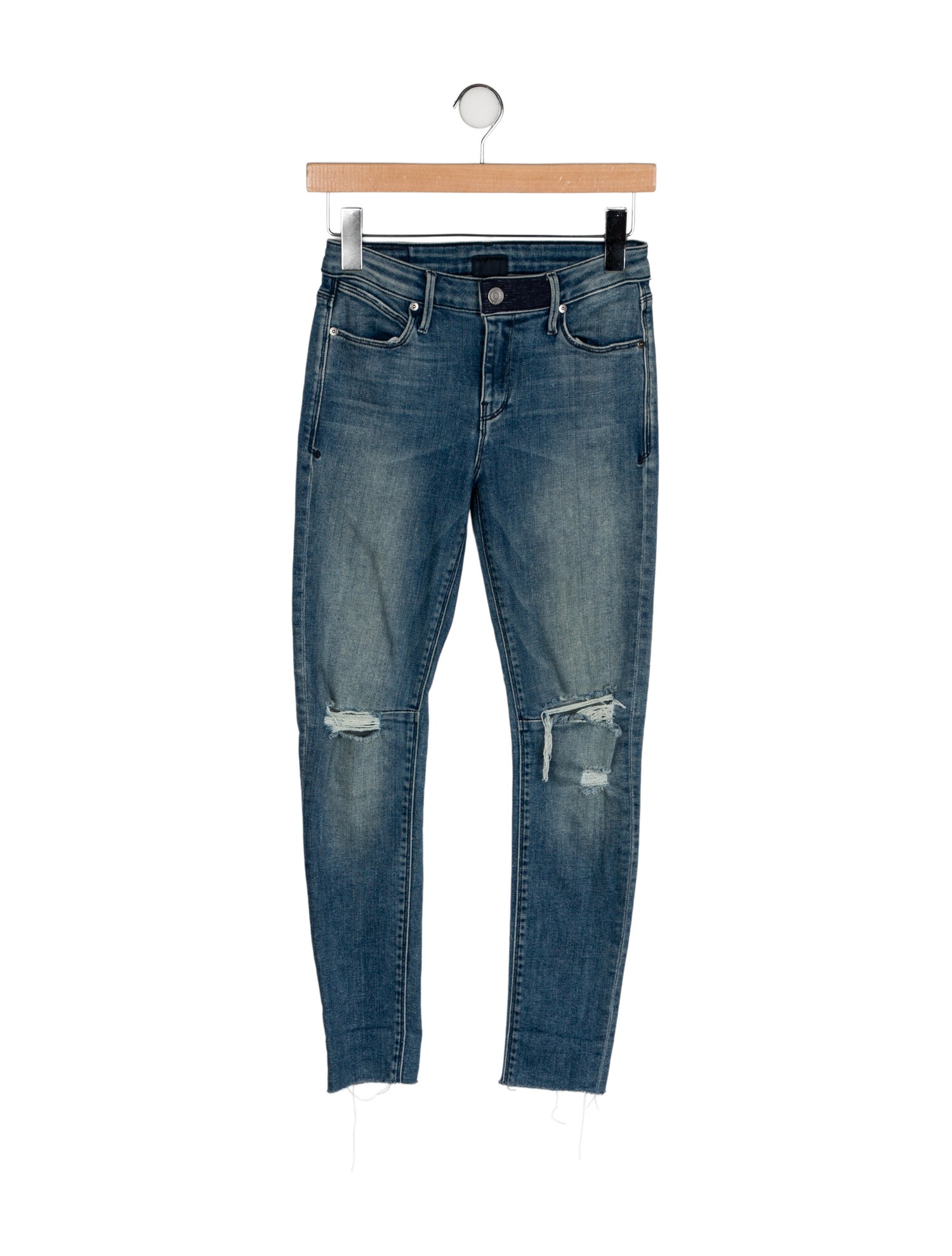 RtA Mid-Rise Skinny Leg Jeans