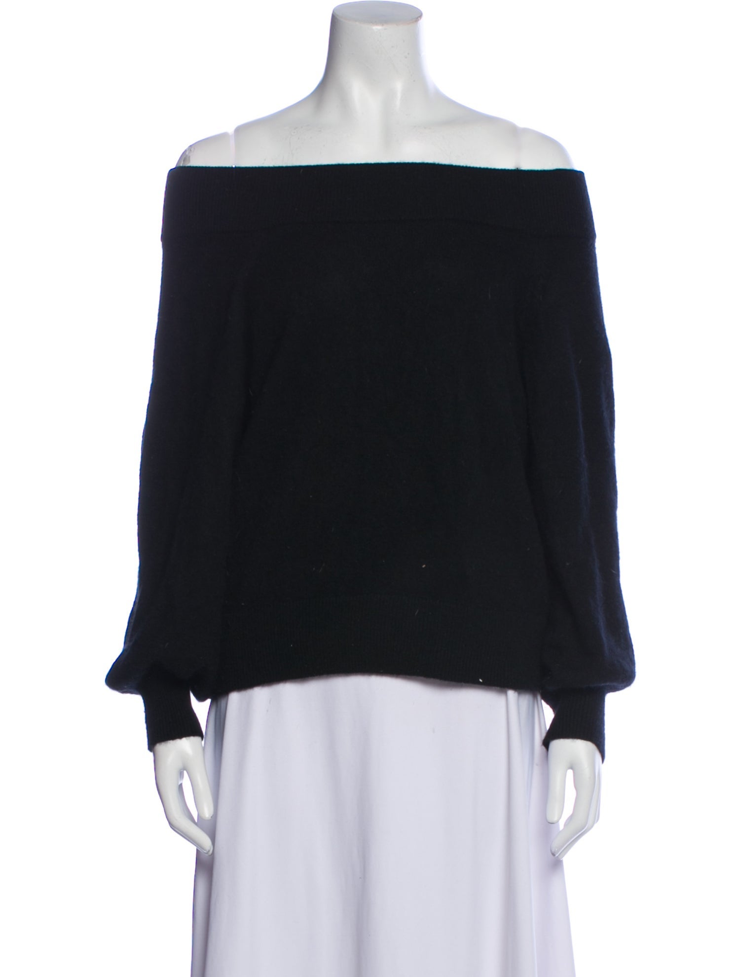 RtA Cashmere Off-The-Shoulder Top