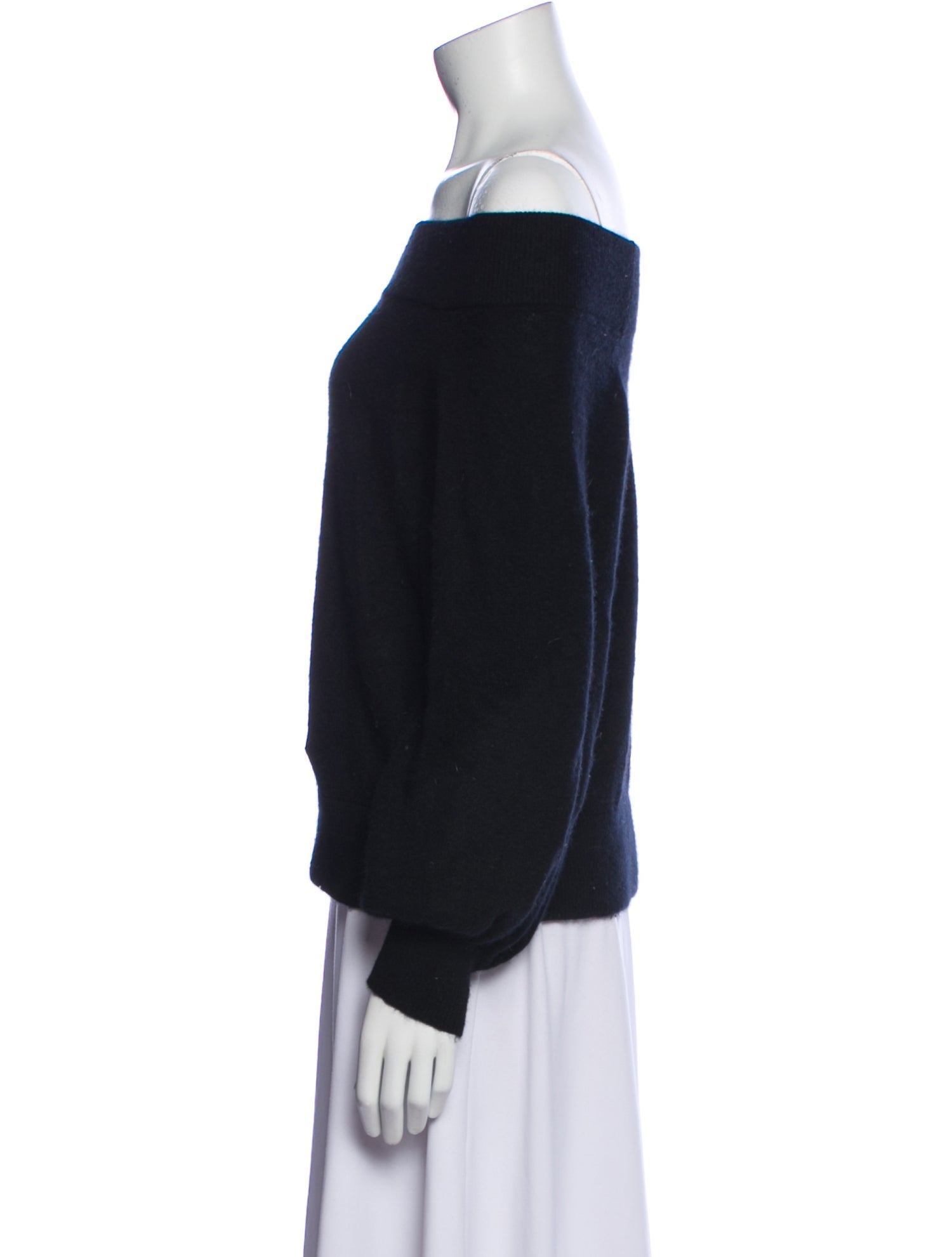 RtA Cashmere Off-The-Shoulder Top