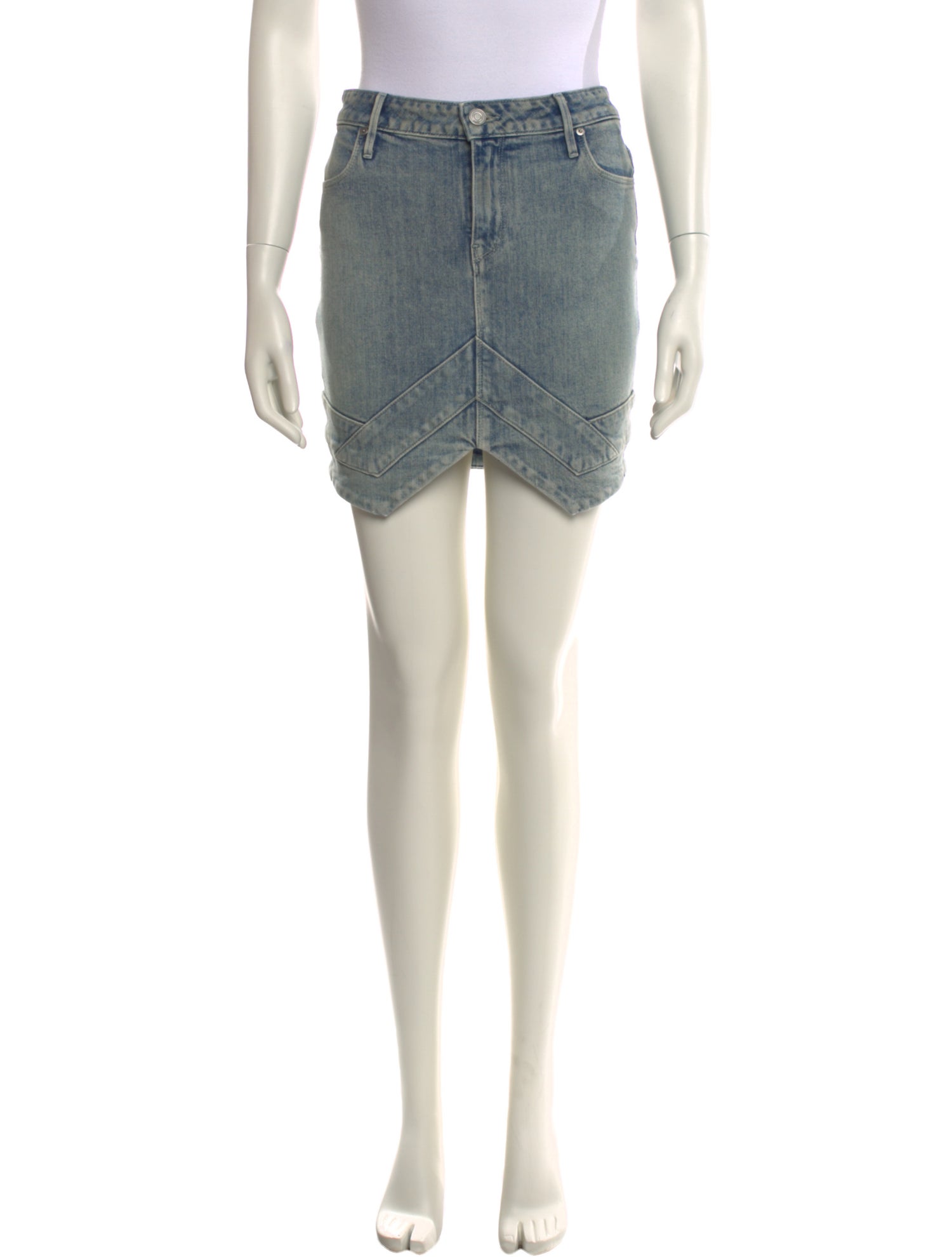 RtA Distressed Accents Mini Skirt