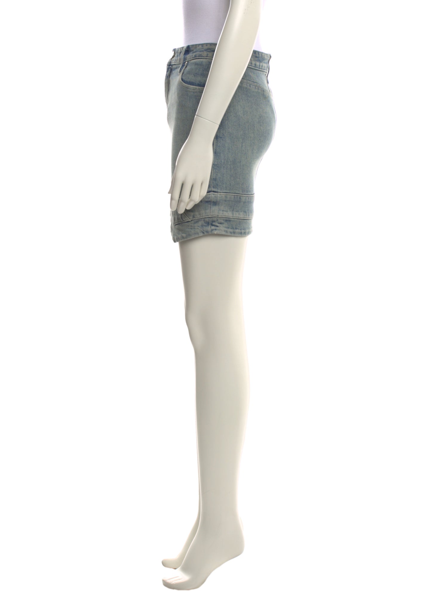 RtA Distressed Accents Mini Skirt