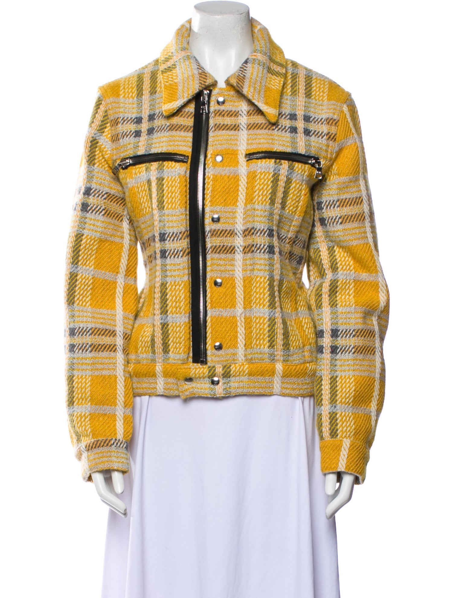 RtA Plaid Print Jacket w/ Tags