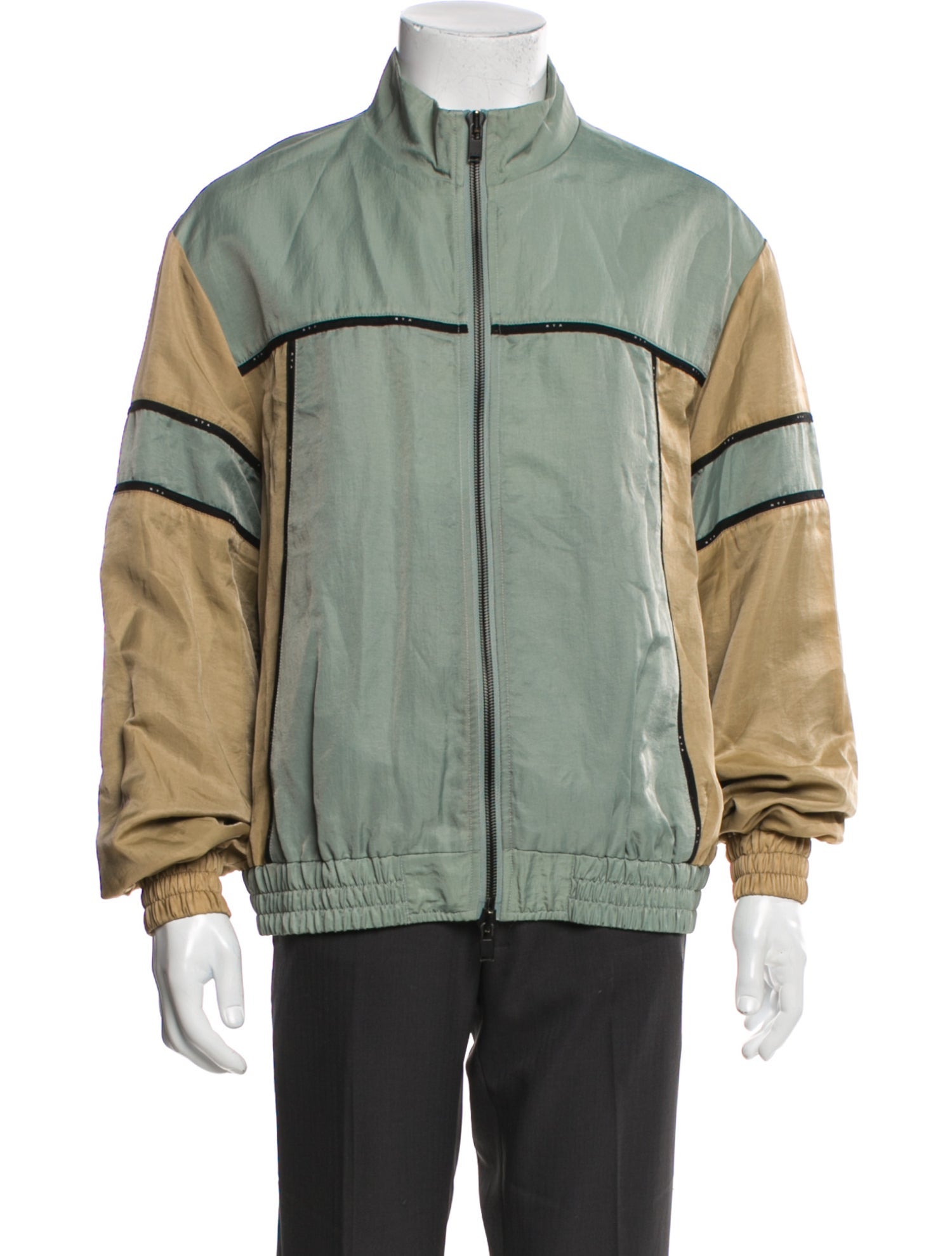 RtA Colorblock Pattern Windbreaker