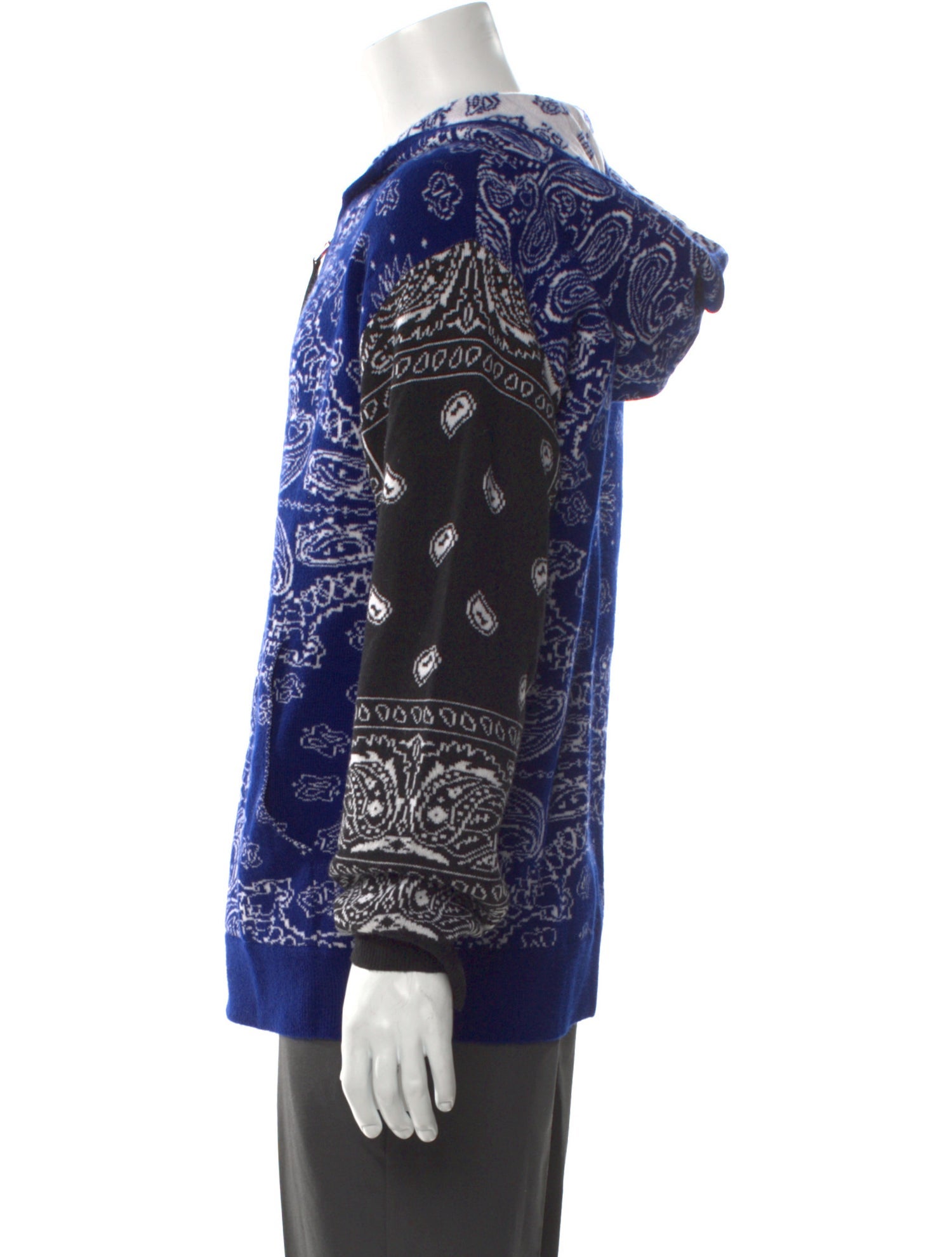 RtA Cashmere Paisley Print Cardigan w/ Tags