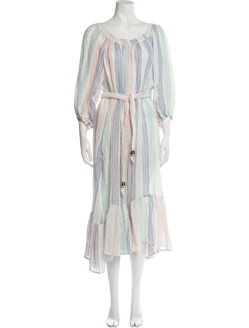 Lisa Marie Fernandez Striped Square Neckline Jumpsuit