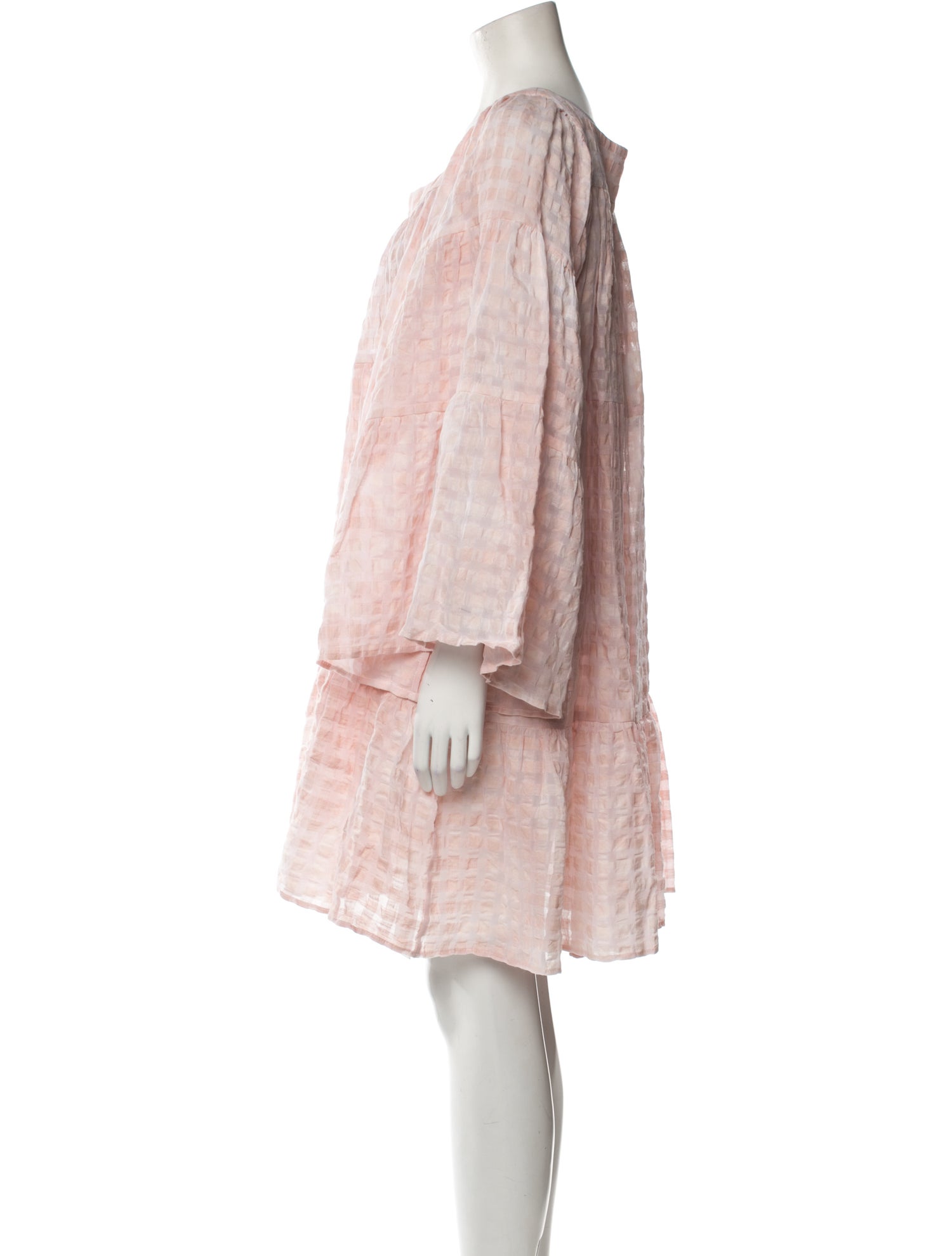 Lisa Marie Fernandez Square Neckline Mini Dress