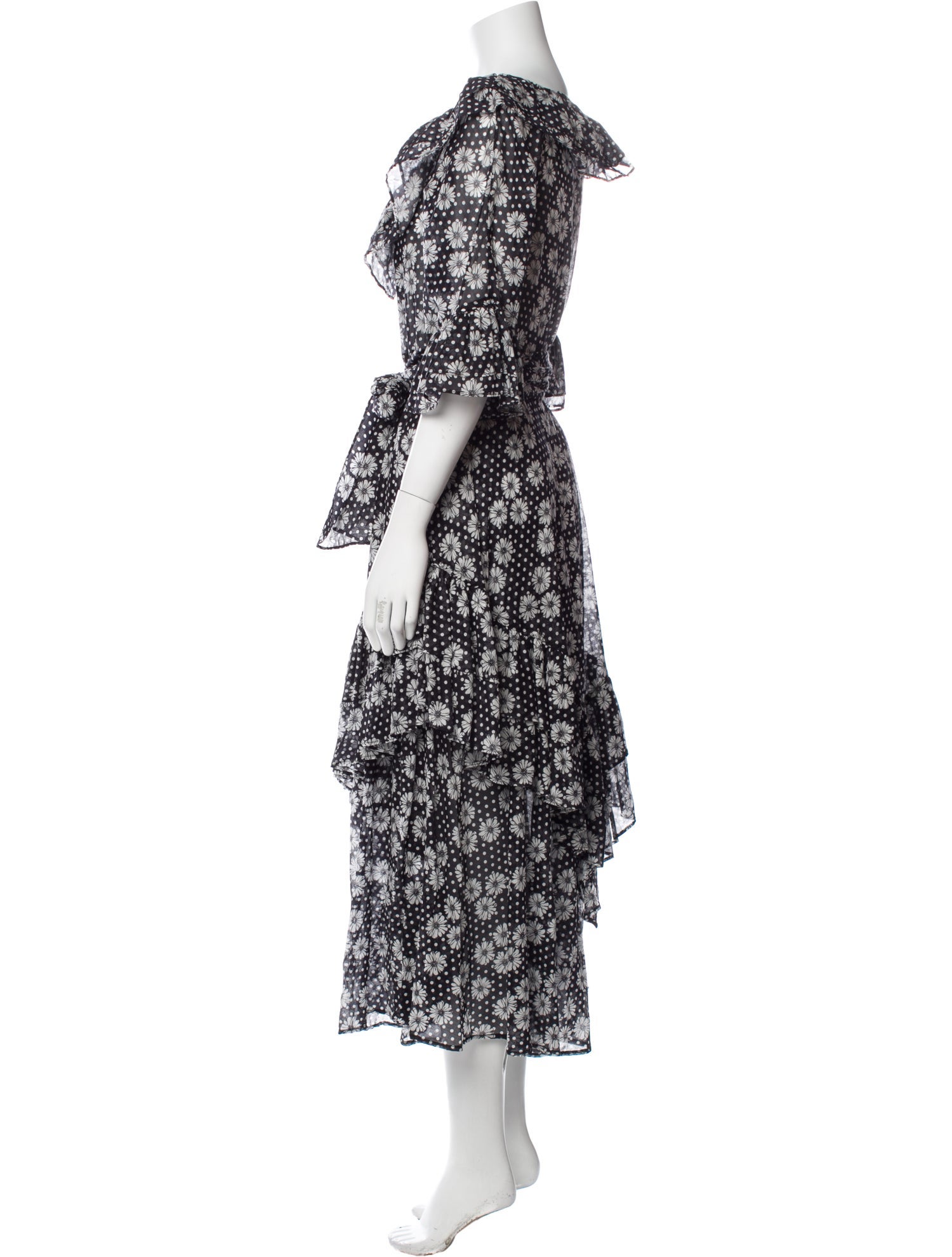 Lisa Marie Fernandez Floral Print Long Dress w/ Tags
