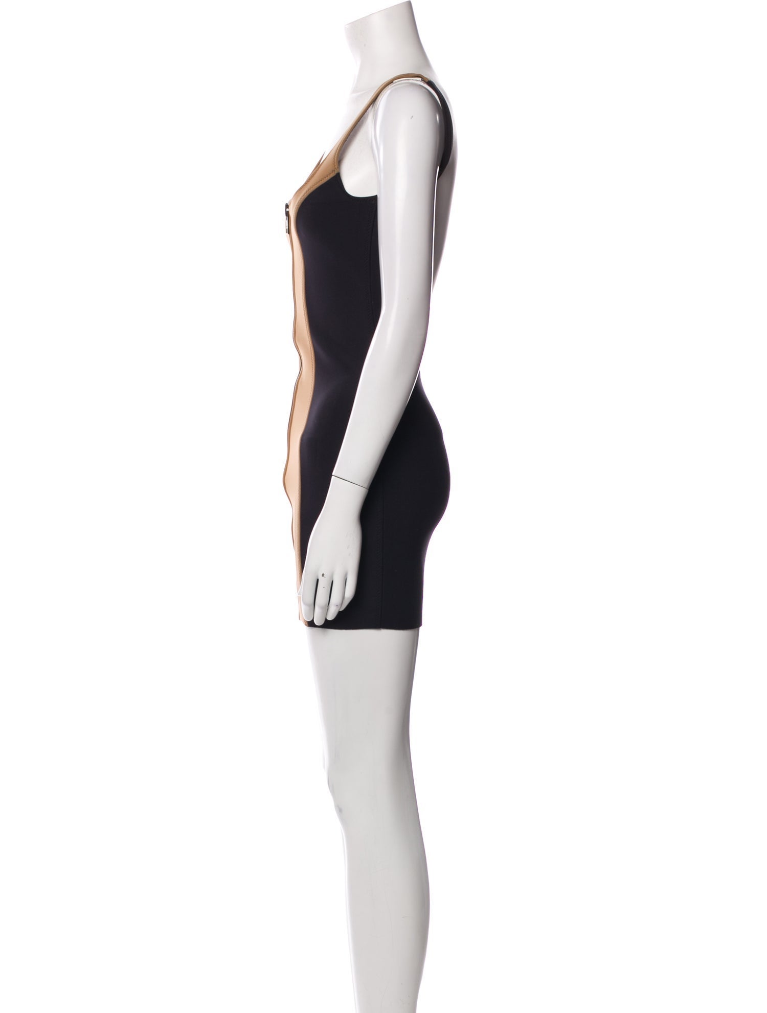 Lisa Marie Fernandez Colorblock Pattern Mini Dress