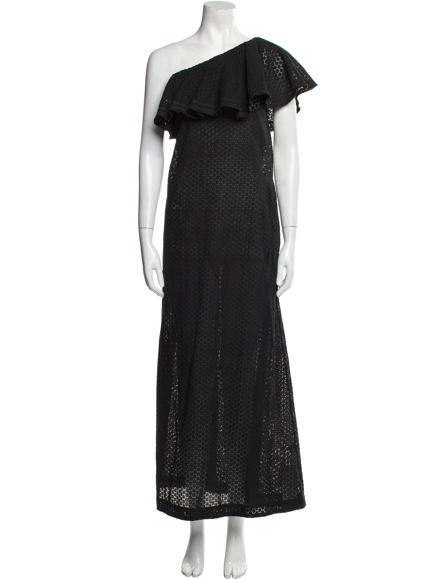 Lisa Marie Fernandez One-Shoulder Long Dress