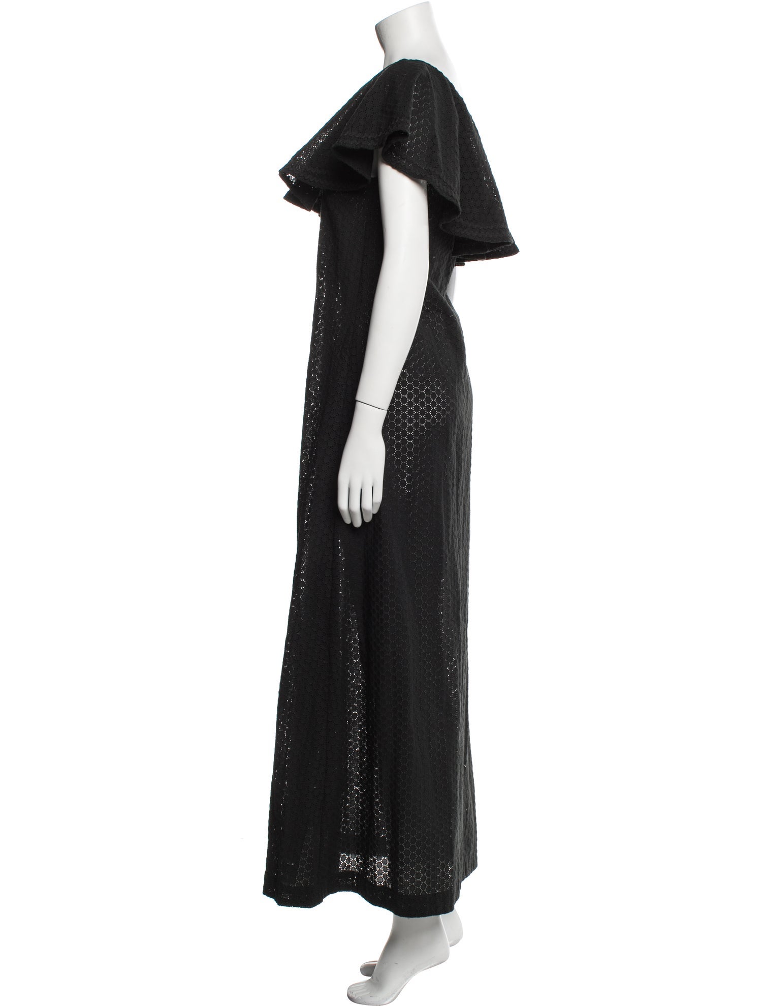 Lisa Marie Fernandez One-Shoulder Long Dress
