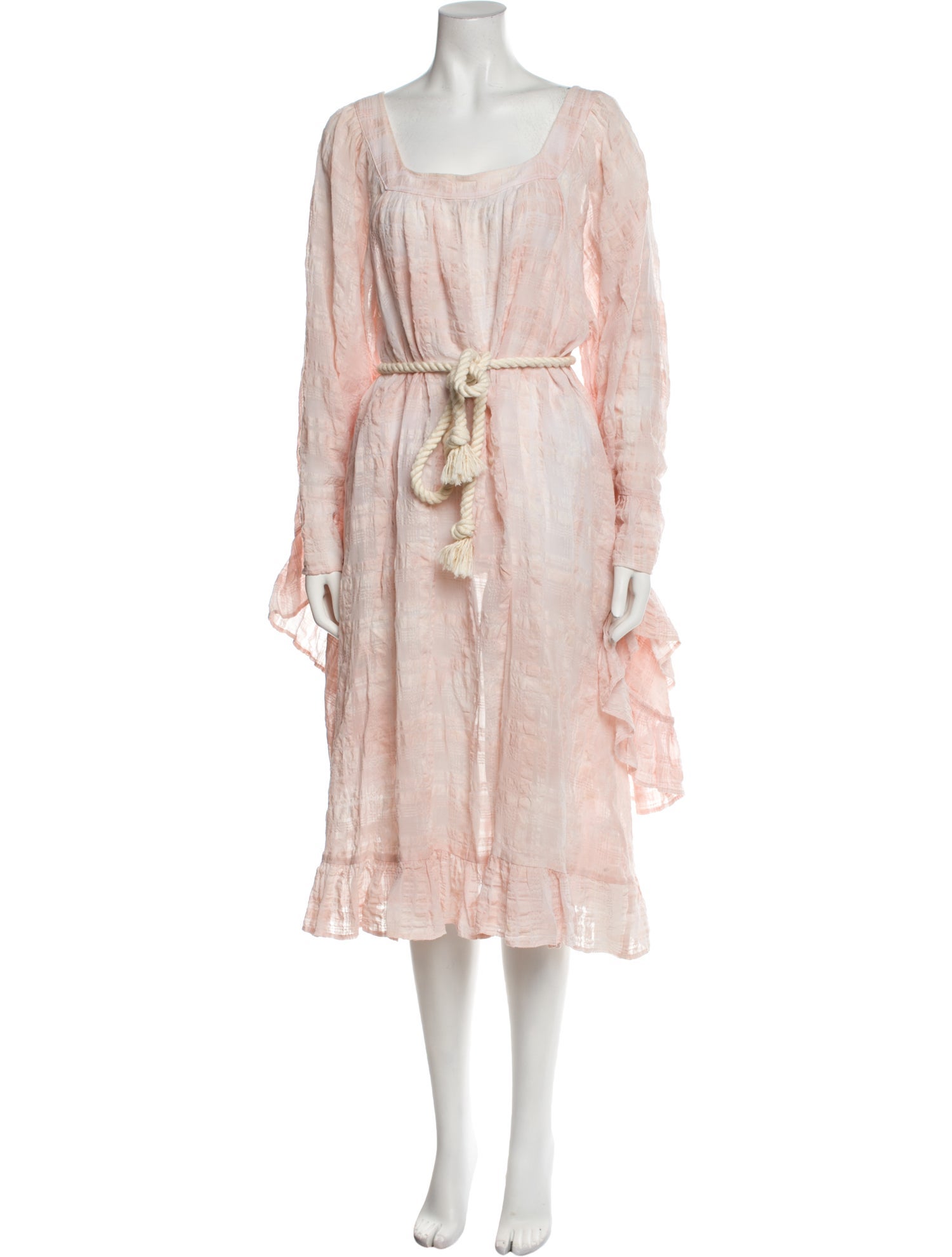 Lisa Marie Fernandez Linen Midi Length Dress