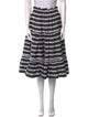 Lisa Marie Fernandez Striped Midi Length Skirt