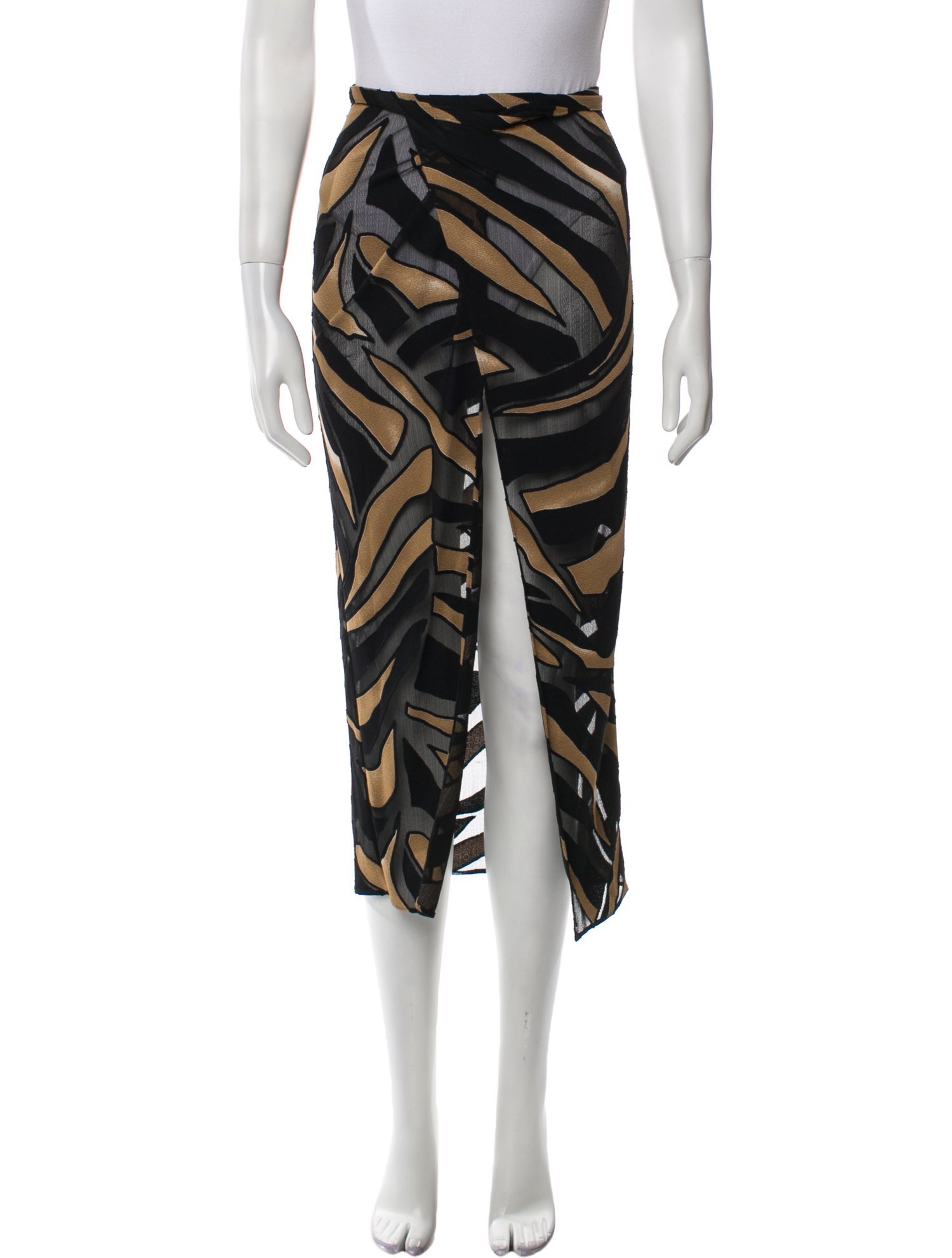 Lisa Marie Fernandez Printed Midi Length Skirt