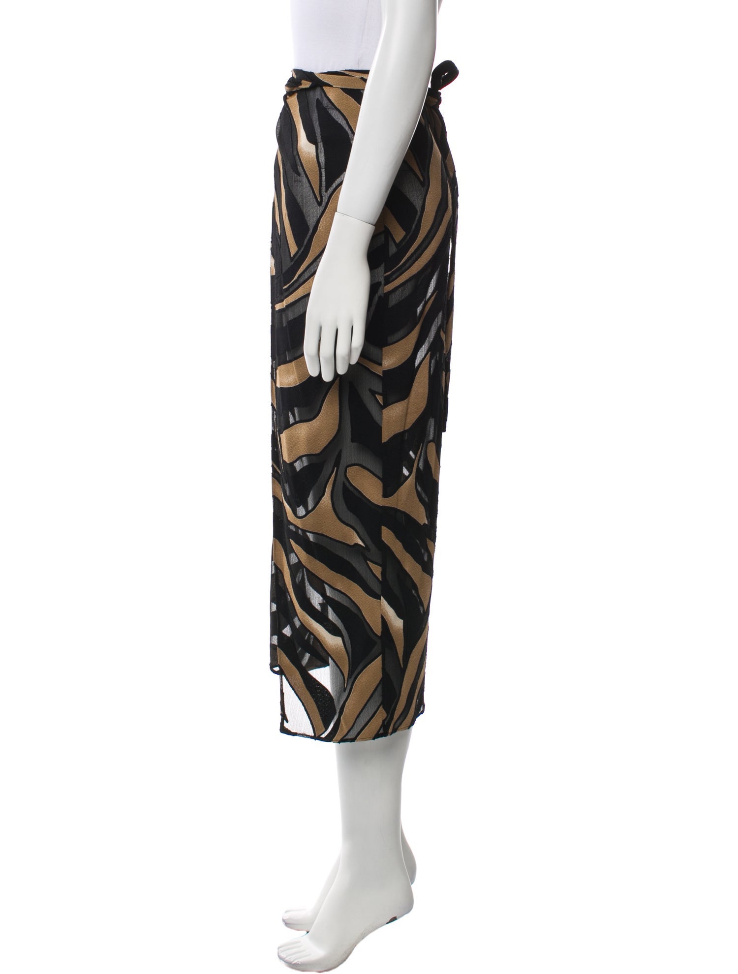 Lisa Marie Fernandez Printed Midi Length Skirt