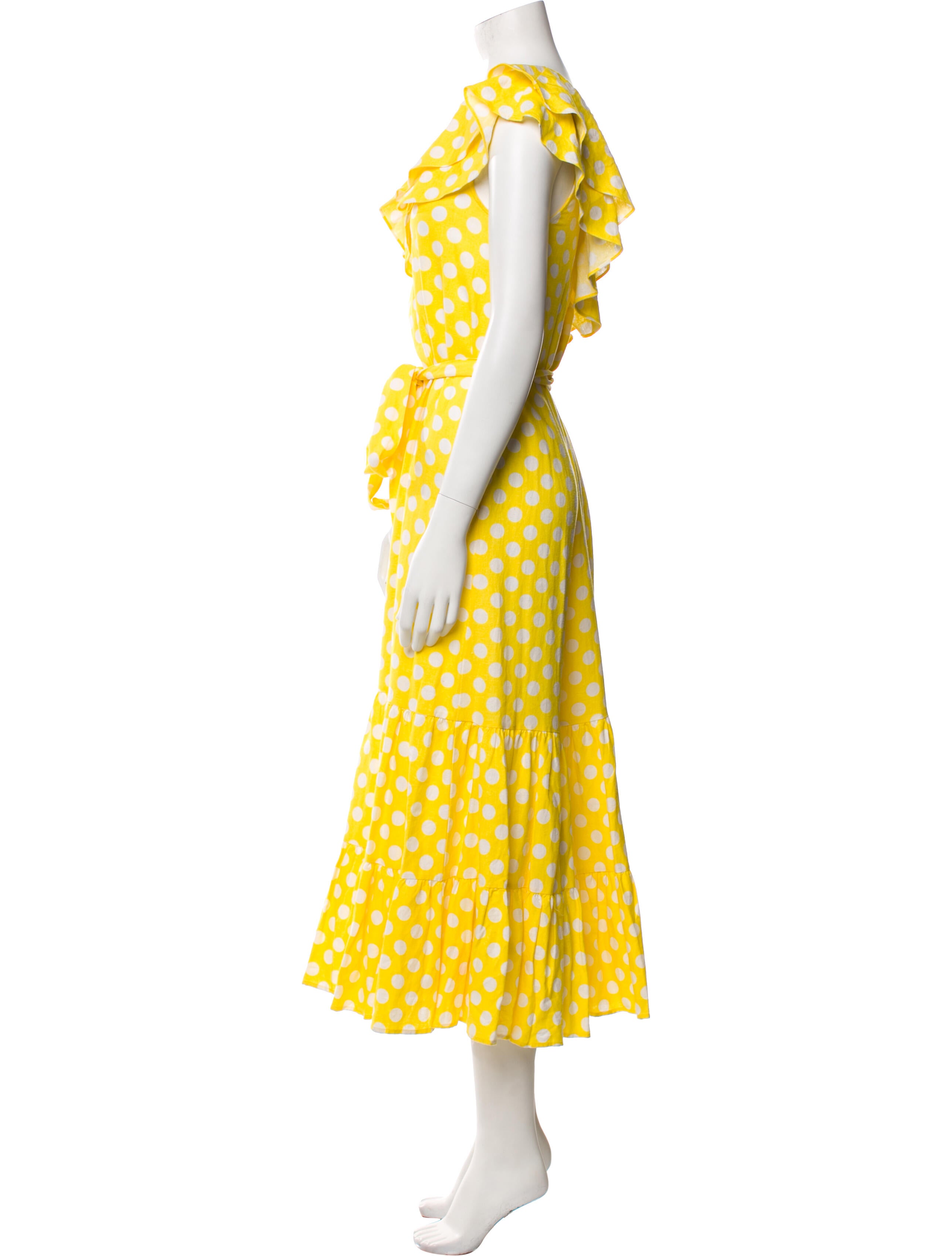 Lisa Marie Fernandez Linen Midi Length Dress