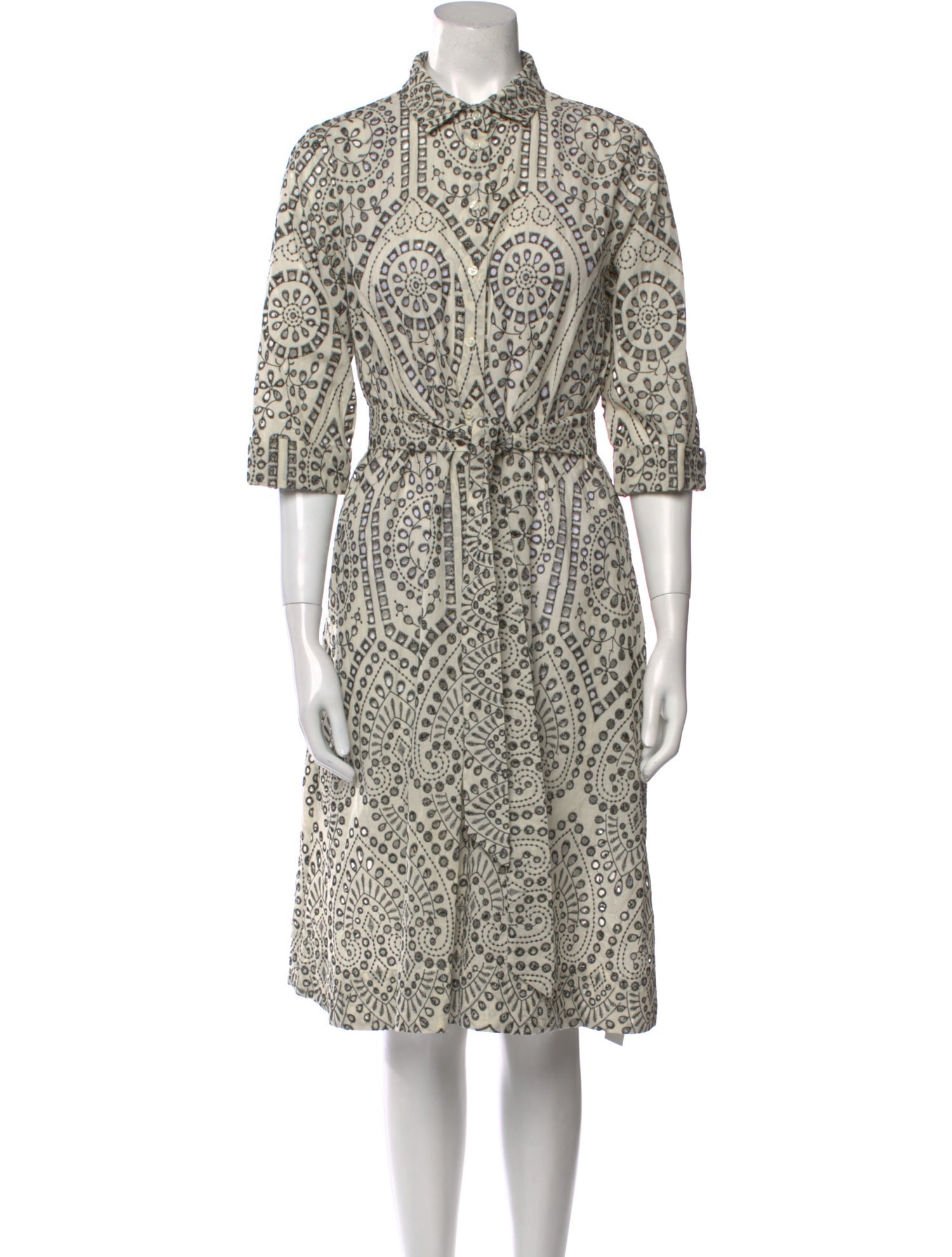 Lisa Marie Fernandez Printed Midi Length Dress