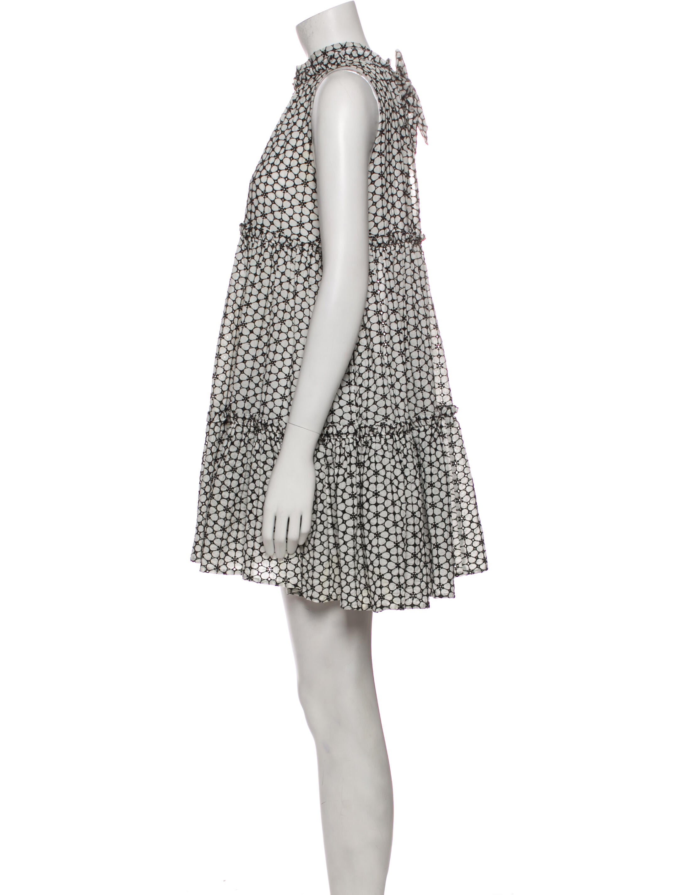 Lisa Marie Fernandez Floral Print Mini Dress