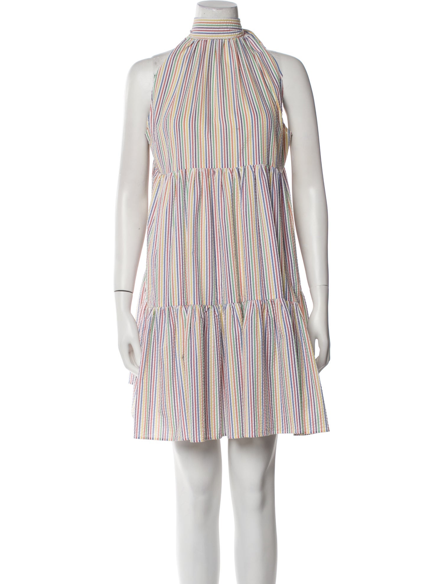 Lisa Marie Fernandez Striped Mini Dress