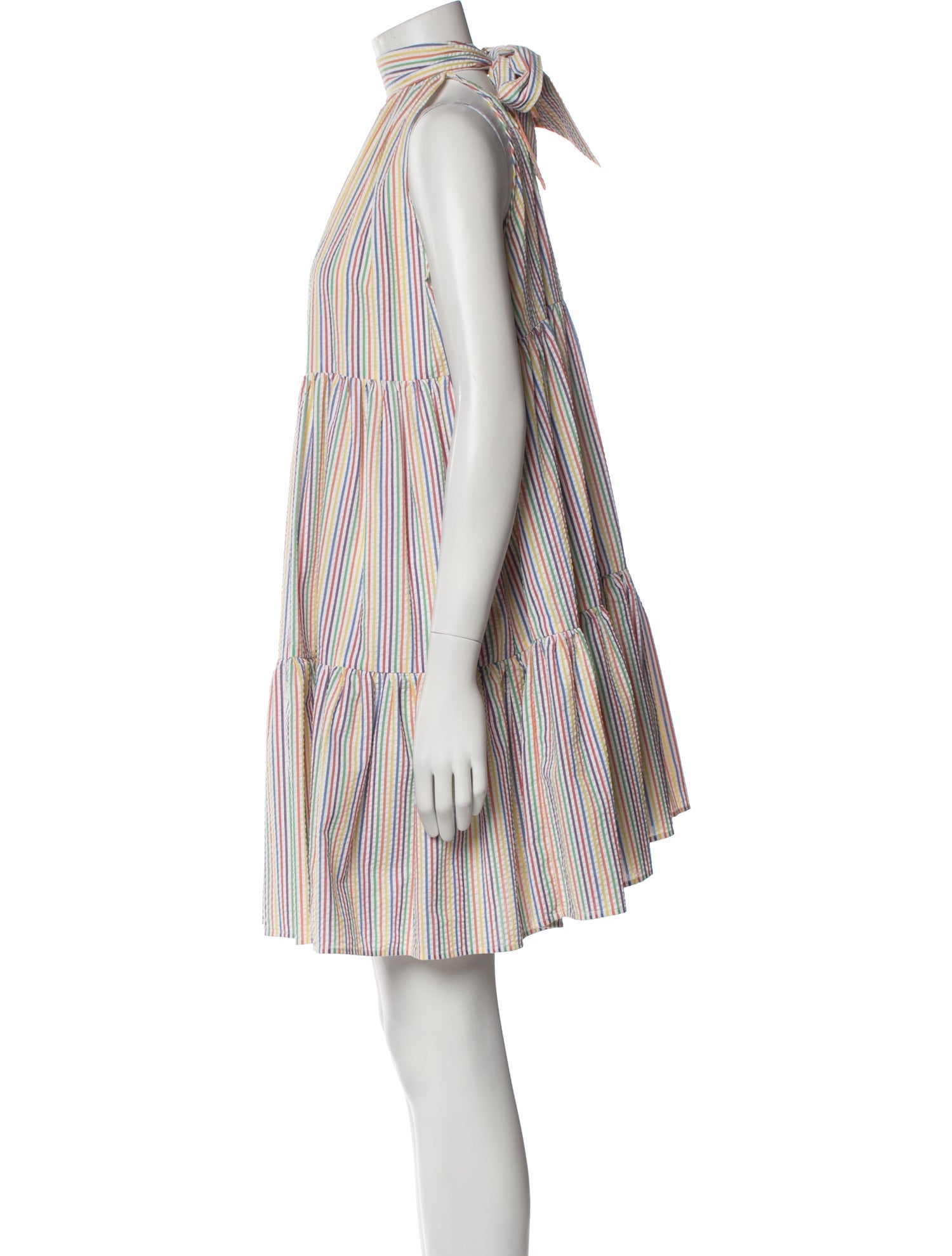Lisa Marie Fernandez Striped Mini Dress