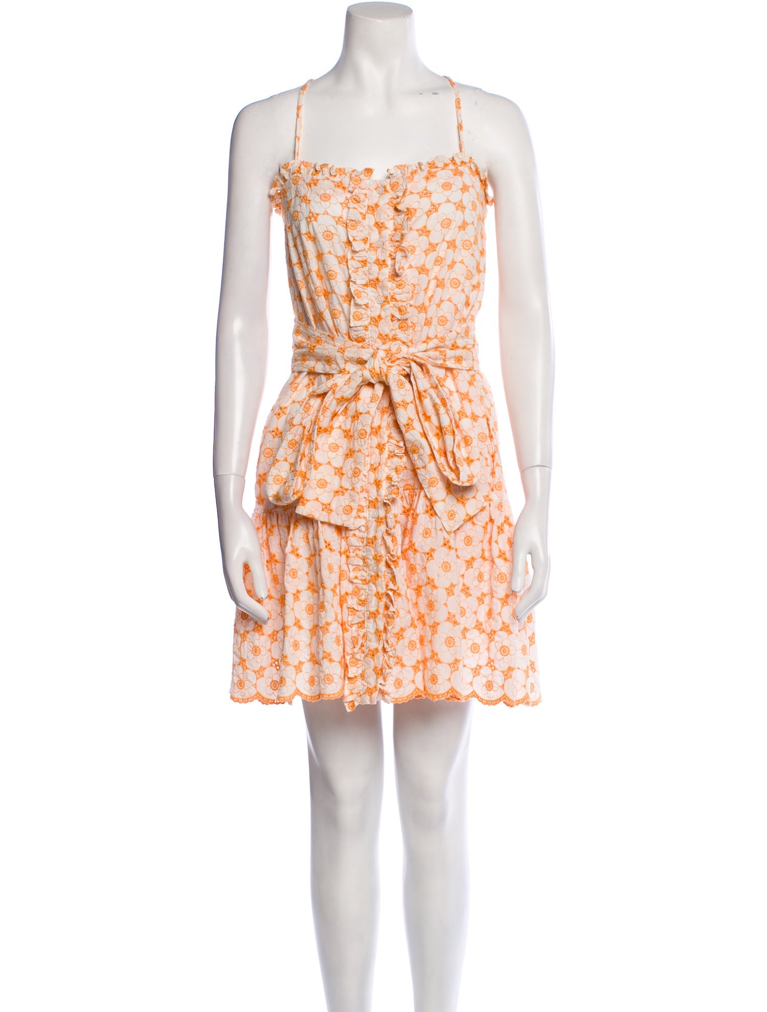 Lisa Marie Fernandez Floral Print Mini Dress