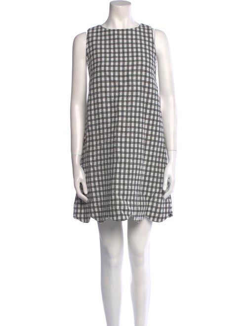 Lisa Marie Fernandez Plaid Print Mini Dress