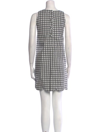 Lisa Marie Fernandez Plaid Print Mini Dress