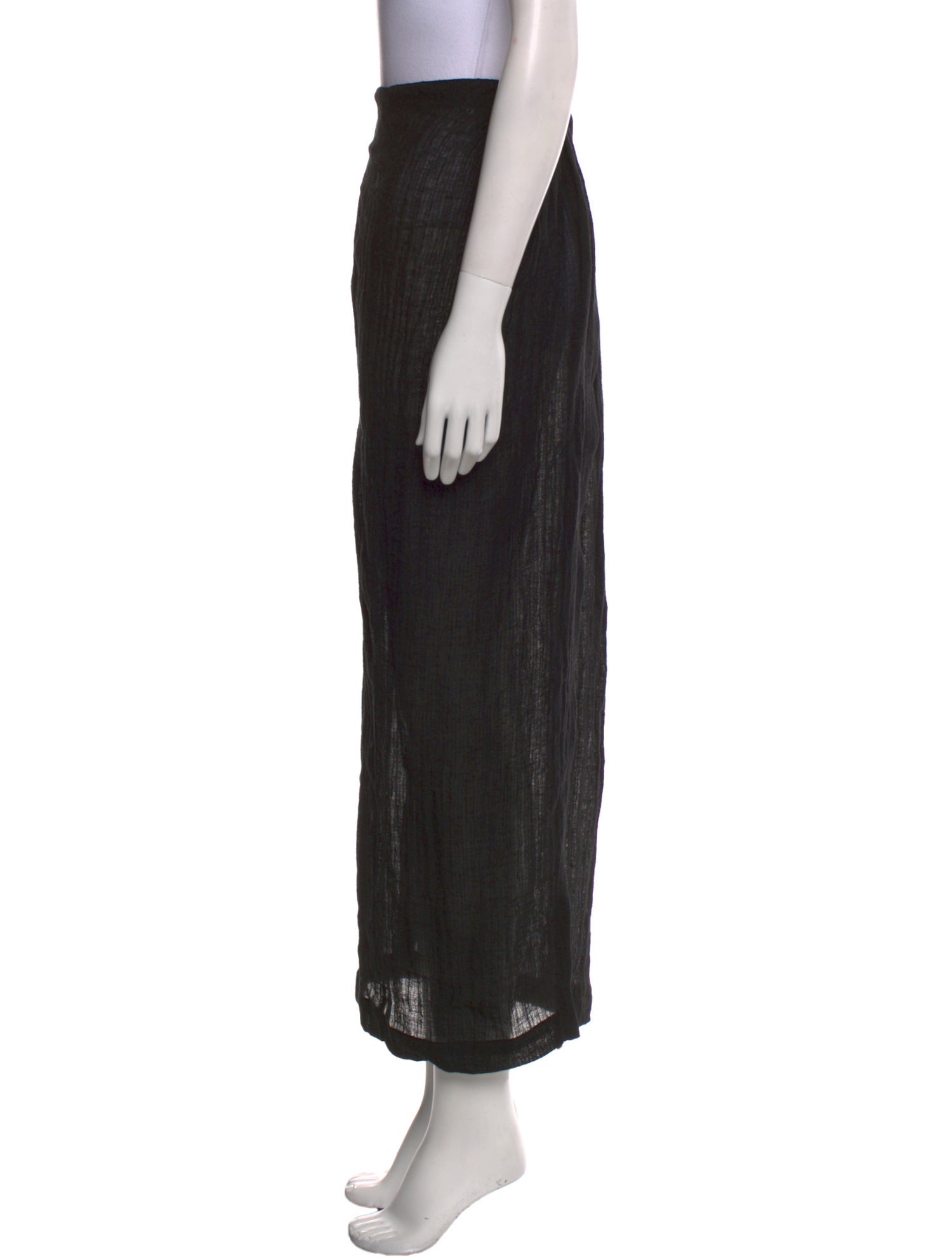 Lisa Marie Fernandez Linen Midi Length Skirt