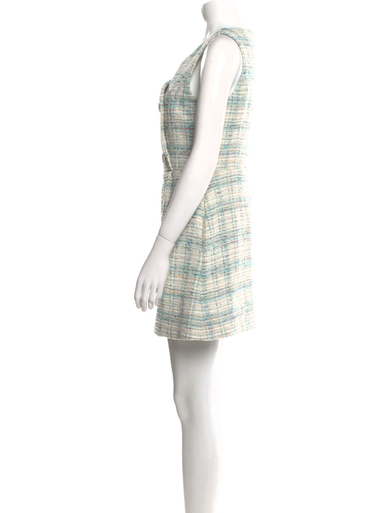 Lisa Marie Fernandez Tweed Pattern Mini Dress