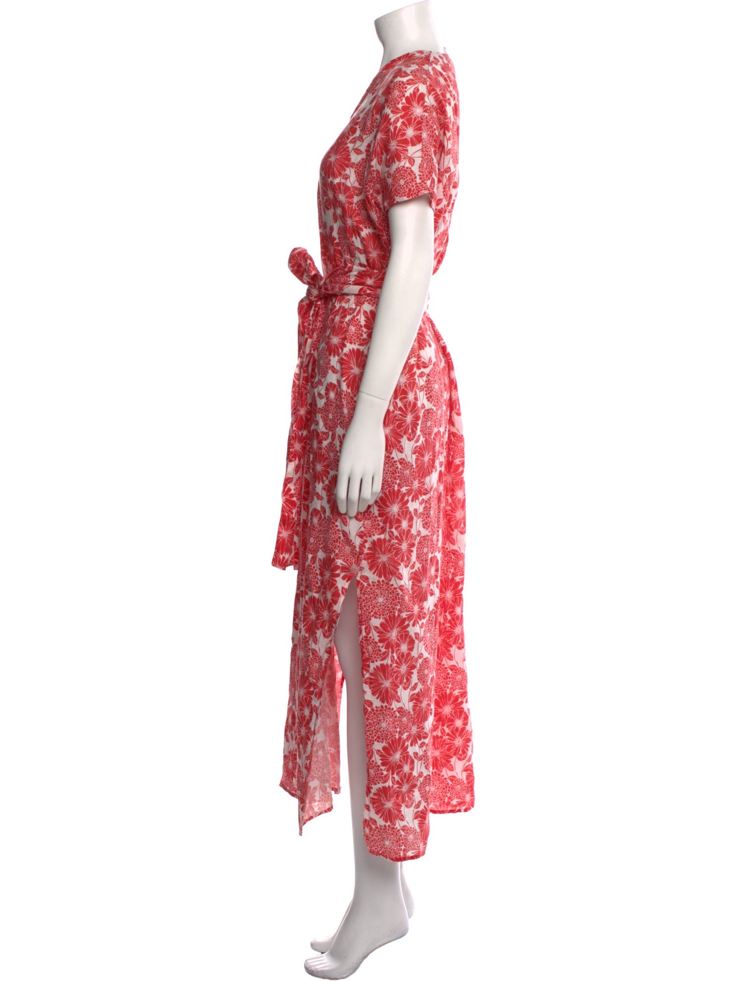Lisa Marie Fernandez Floral Print Long Dress